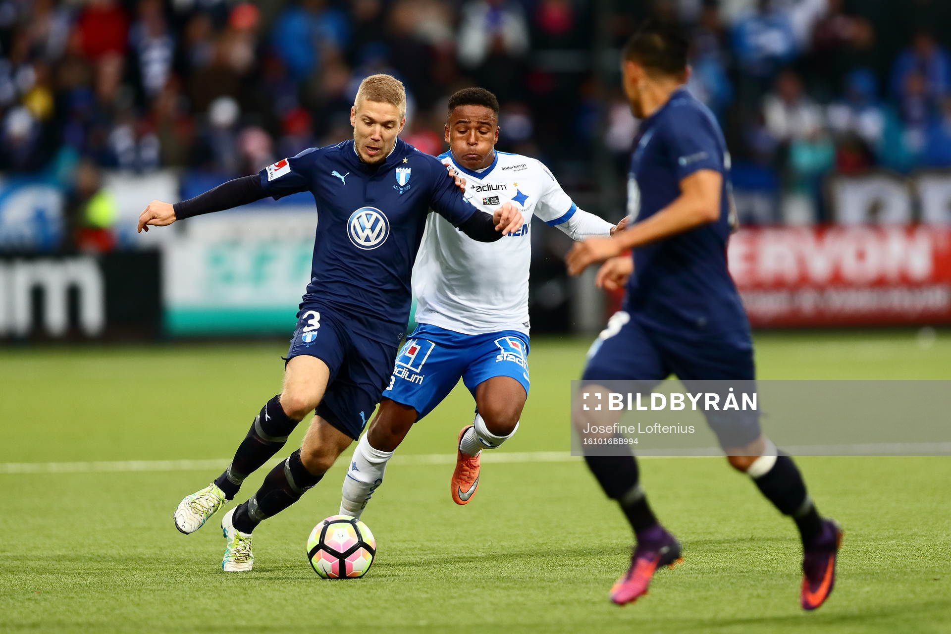 Malmö FFs Anton Tinnerholm och Norrköpings Niclas Eliasson