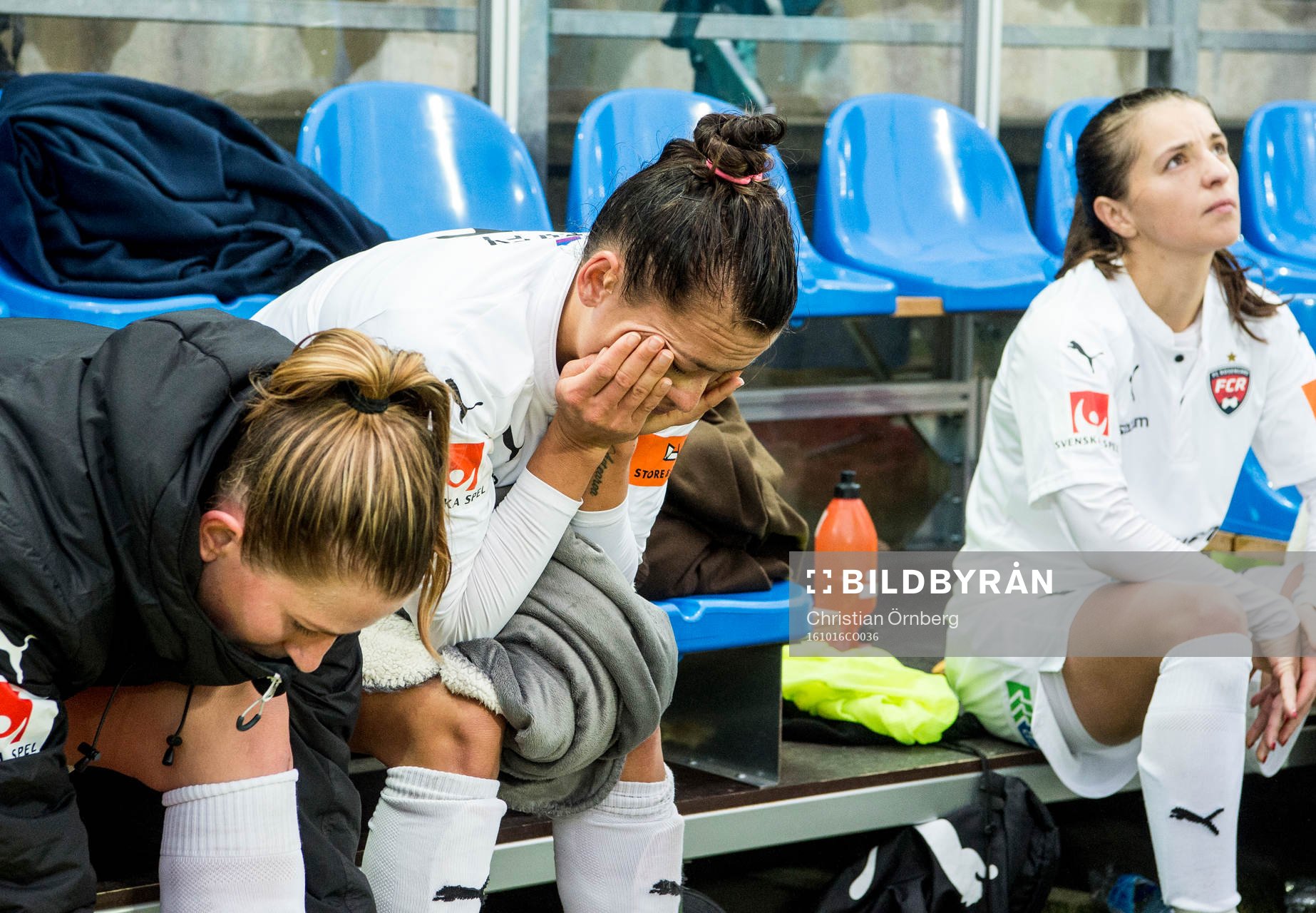 Rosengårds Emma Berglund, Alexandra Lowe Riley och Iva