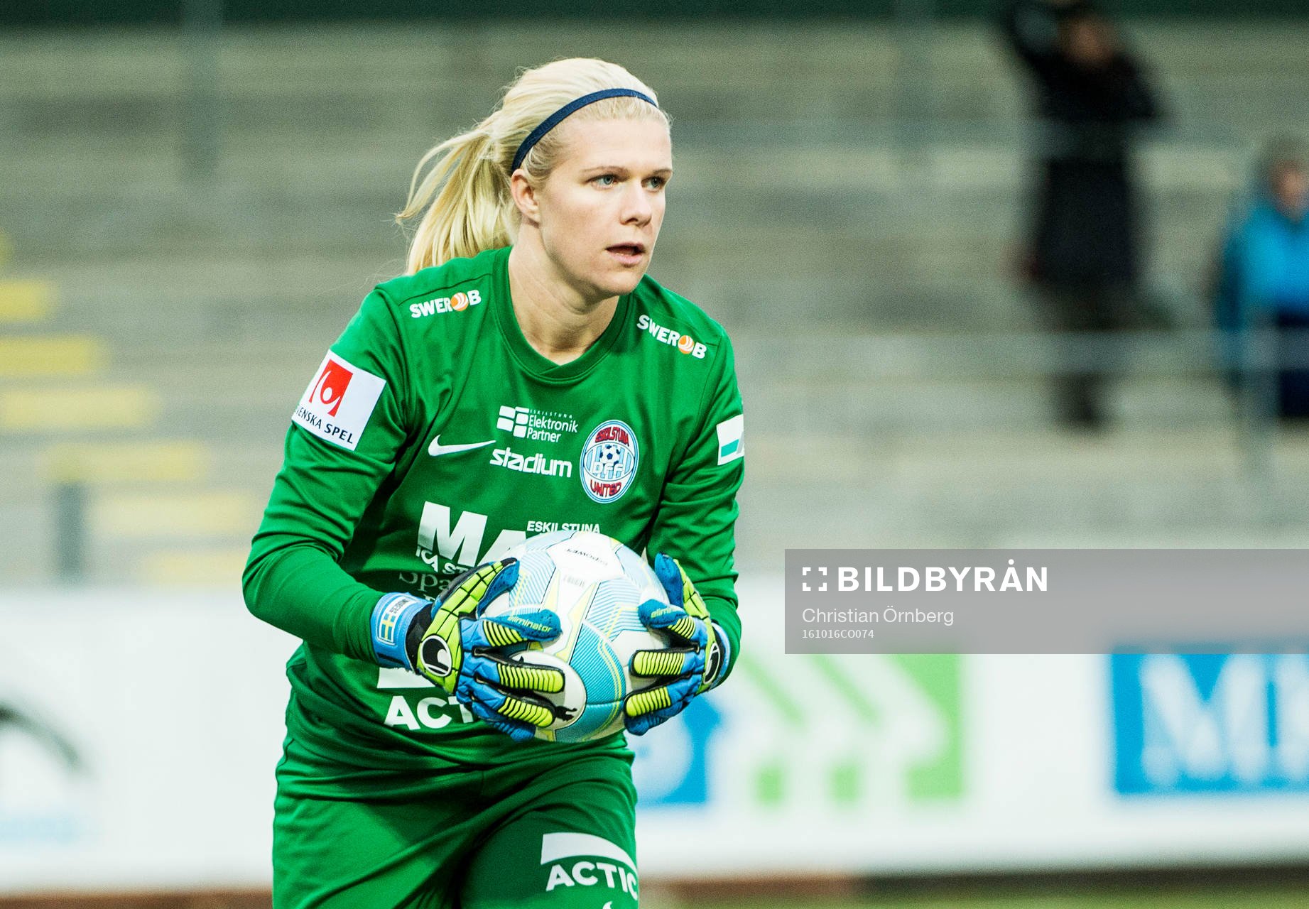 Eskilstunas målvakt Emelie Lundberg