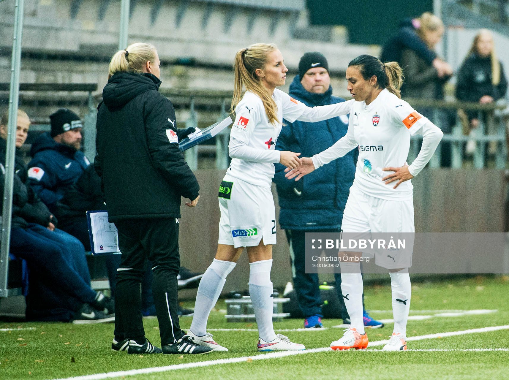 Rosengårds Marta Viera Da Silva byts ut och in kommer