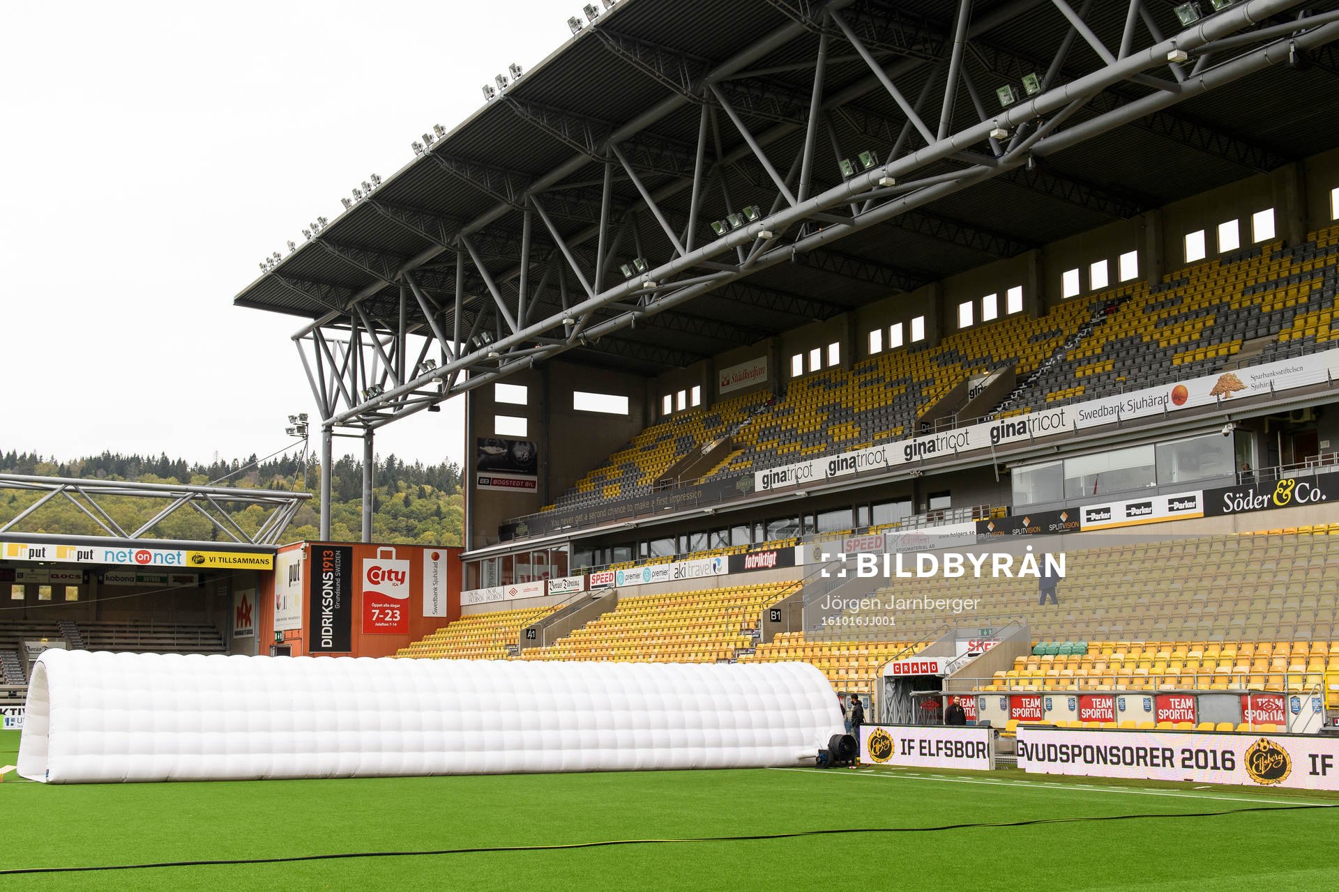 Spelartunnel som testas på Borås arena