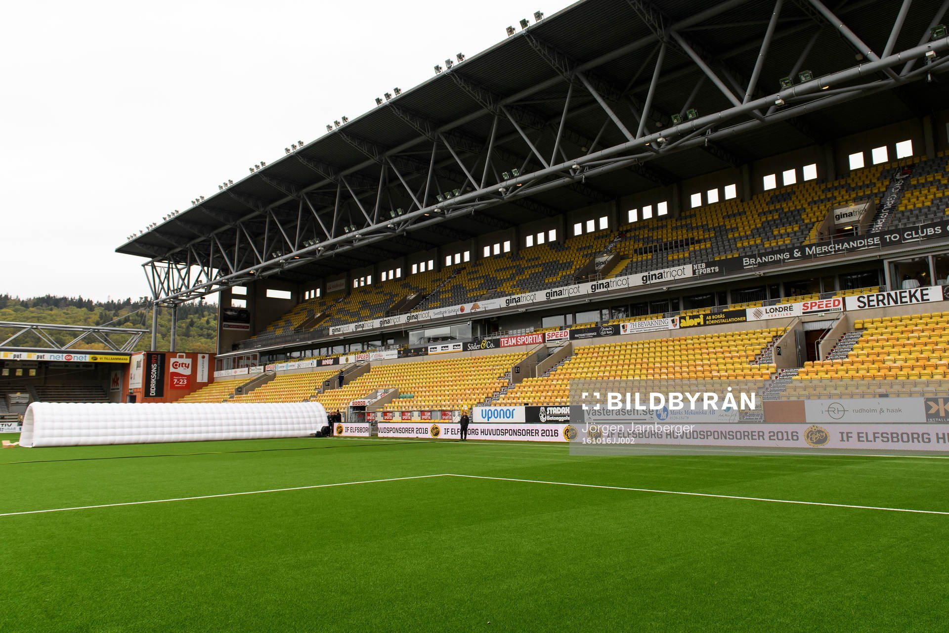 Spelartunnel som testas på Borås arena