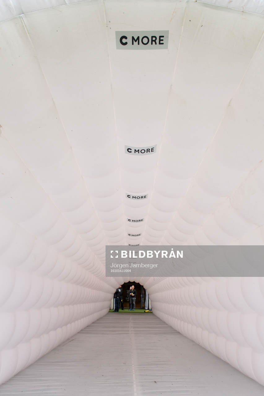 Spelartunnel som testas på Borås arena