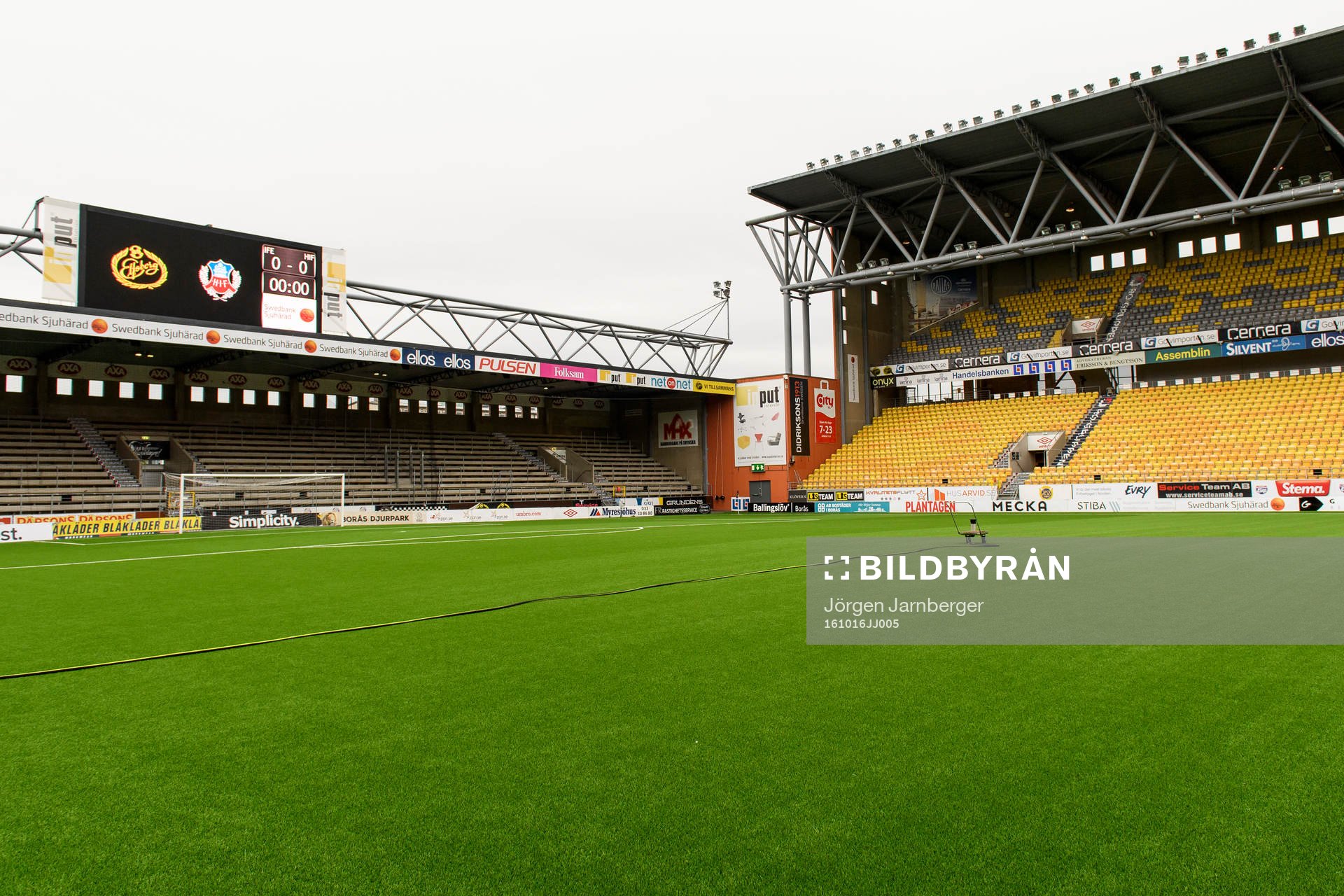 Borås arena innan fotbollsmatchen i Allsvenskan mellan