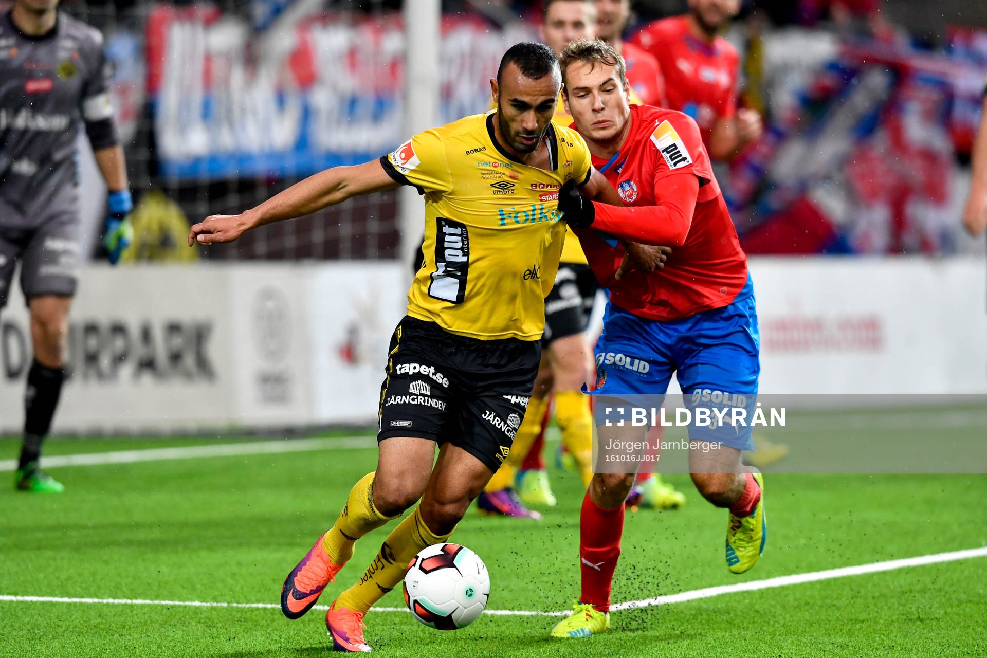 Elfsborgs Issam Jebali och Helsingborgs Frederik Helstrup