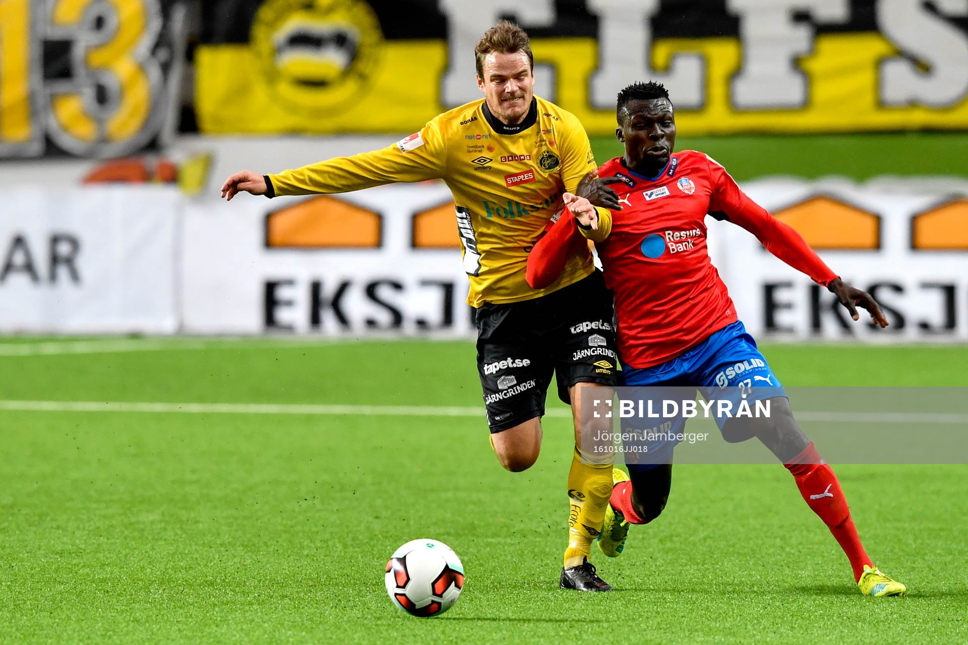 Elfsborgs Henning Hauger och Helsingborgs Lalawélé Atakora
