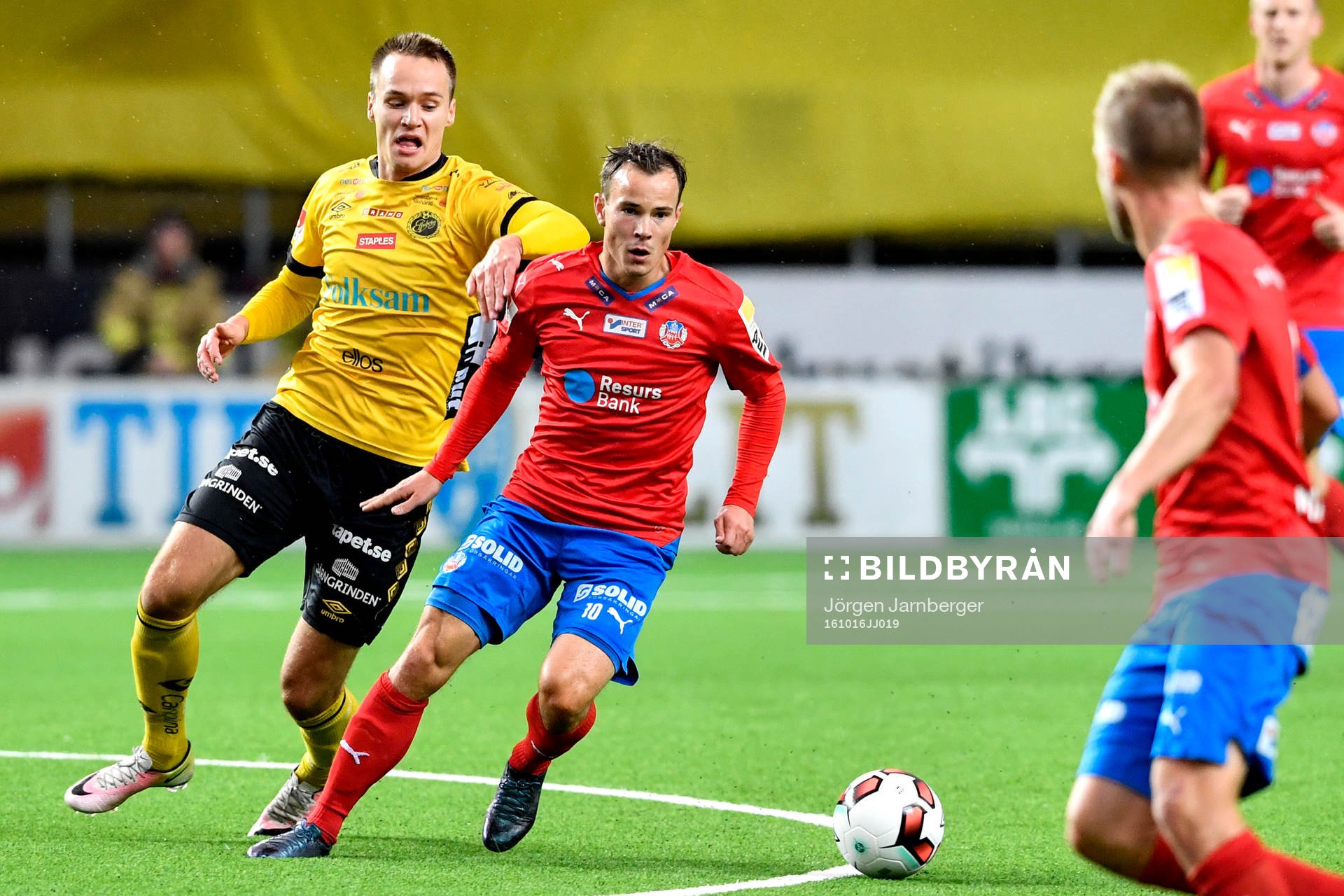 Helsingborgs Anton Wede och Elfsborgs Viktor Prodell