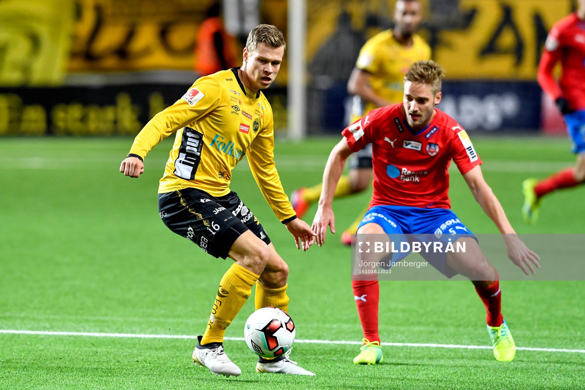 Elfsborgs Viktor Claesson och Helsingborgs Johan Mårtensson