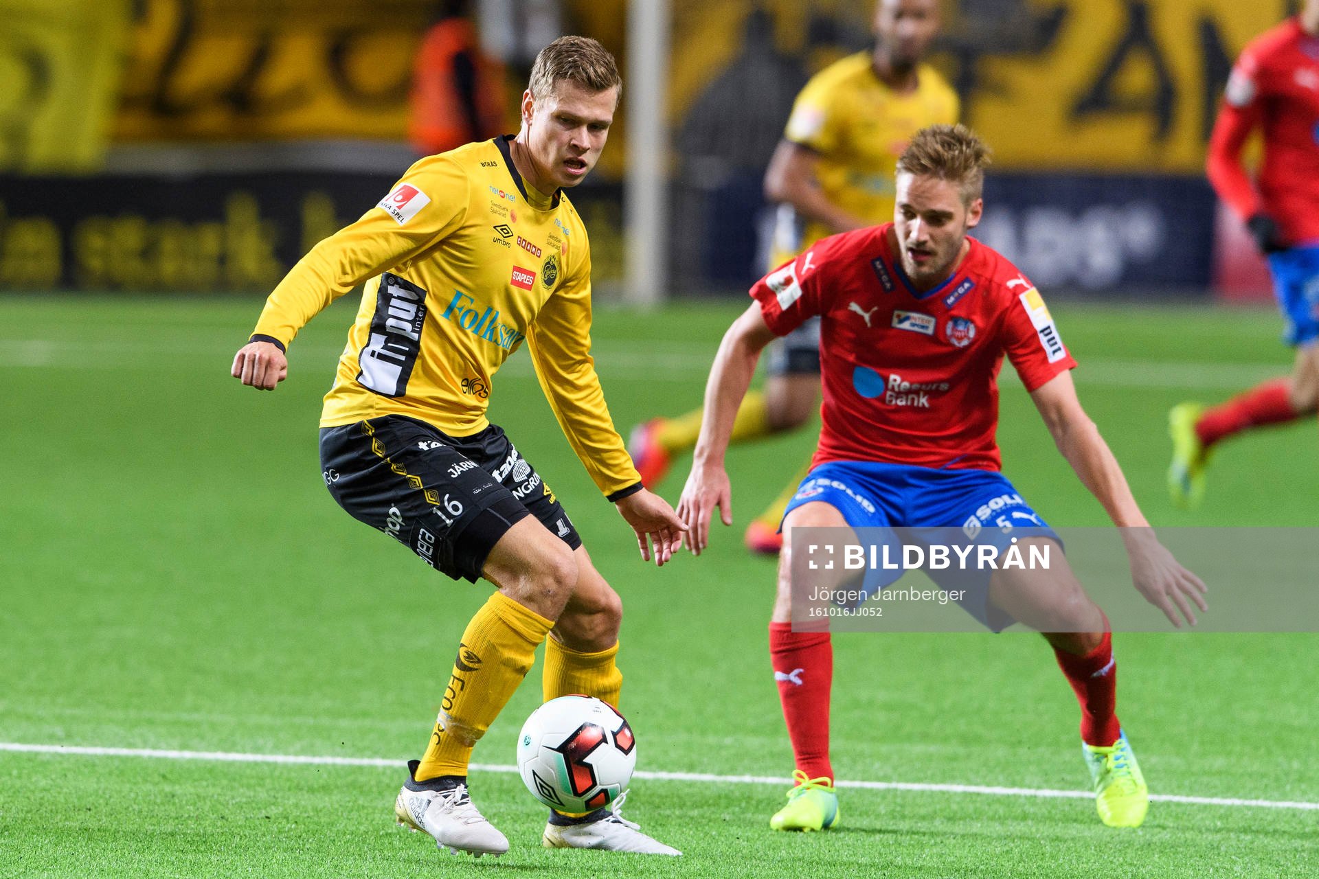 Elfsborgs Viktor Claesson och Helsingborgs Johan Mårtensson