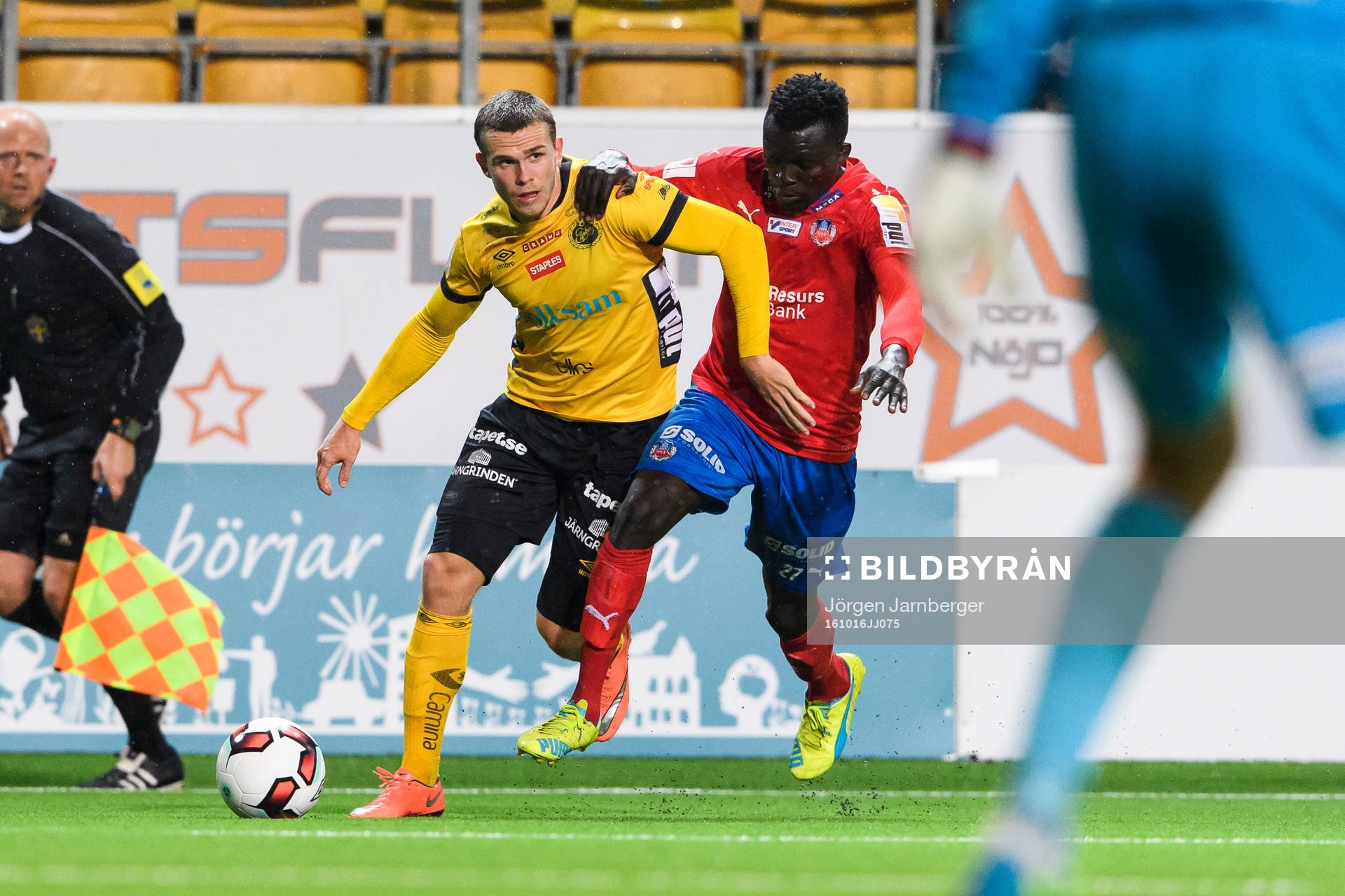 Elfsborgs Jesper Manns och Helsingborgs Lalawélé Atakora