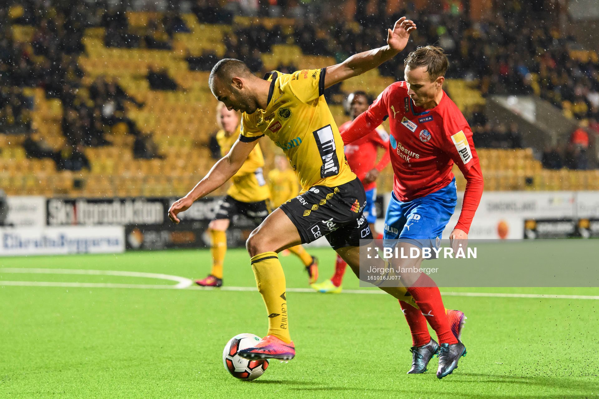 Elfsborgs Issam Jebali och Helsingborgs Anton Wede