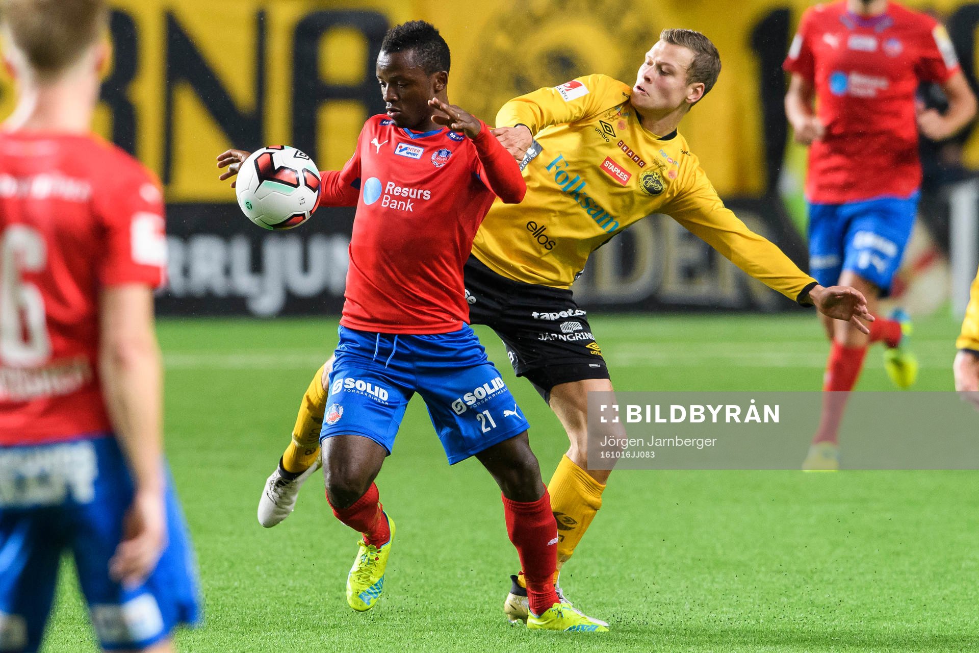 Helsingborgs Monday Samuel och Elfsborgs Viktor Claesson