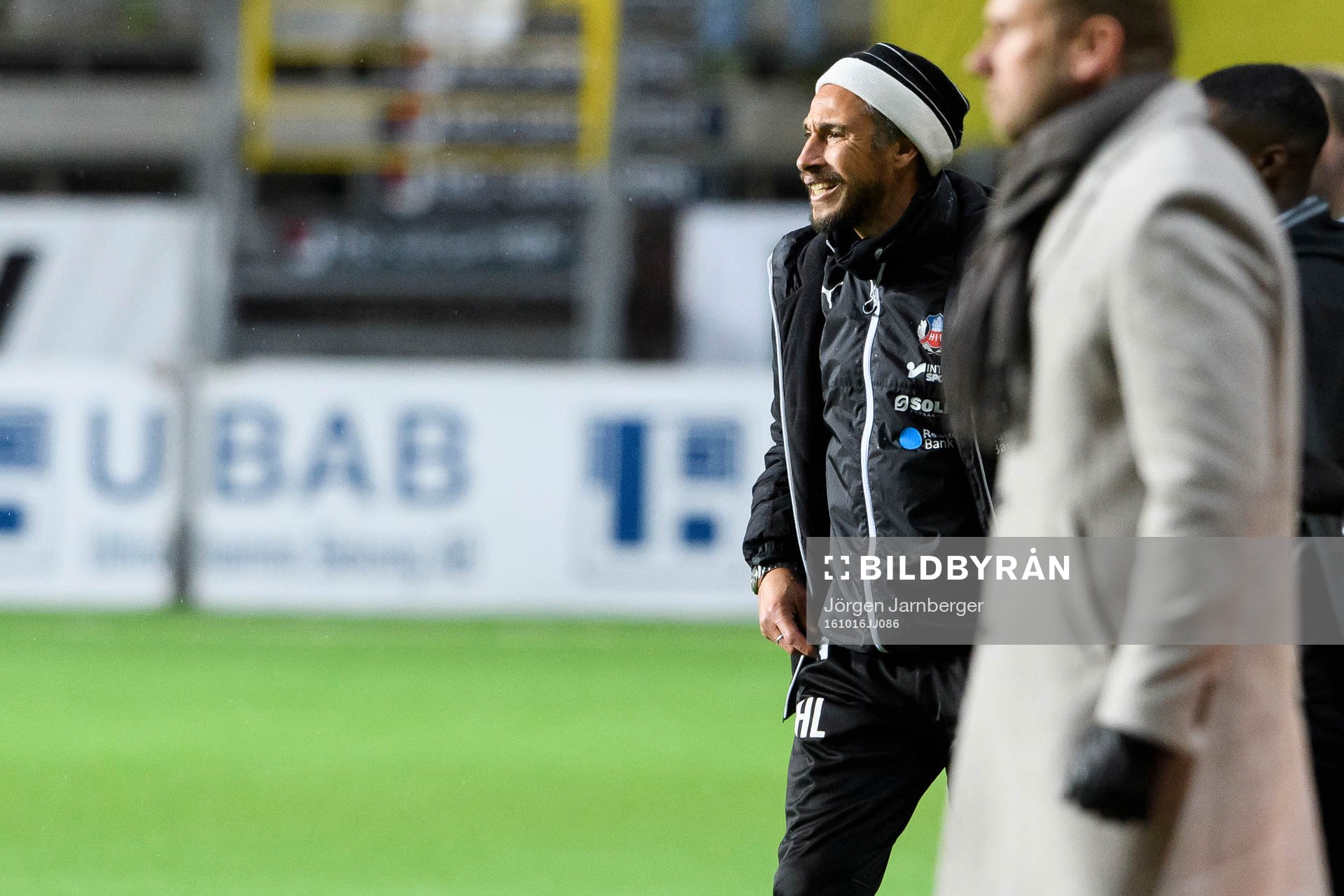Helsingborgs manager Henrik Larsson med Elfsborgs manager