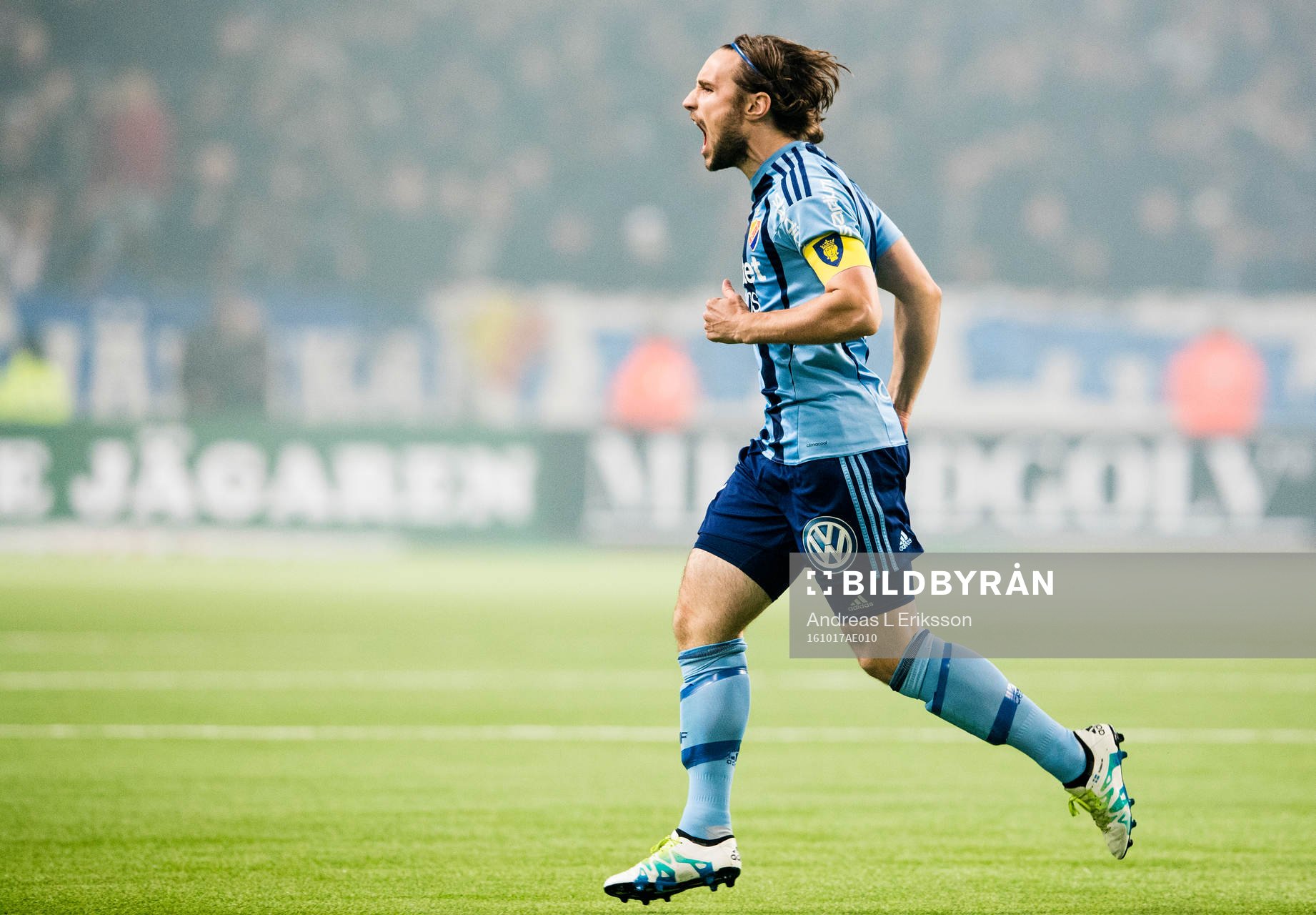 Djurgårdens Kevin Walker jublar