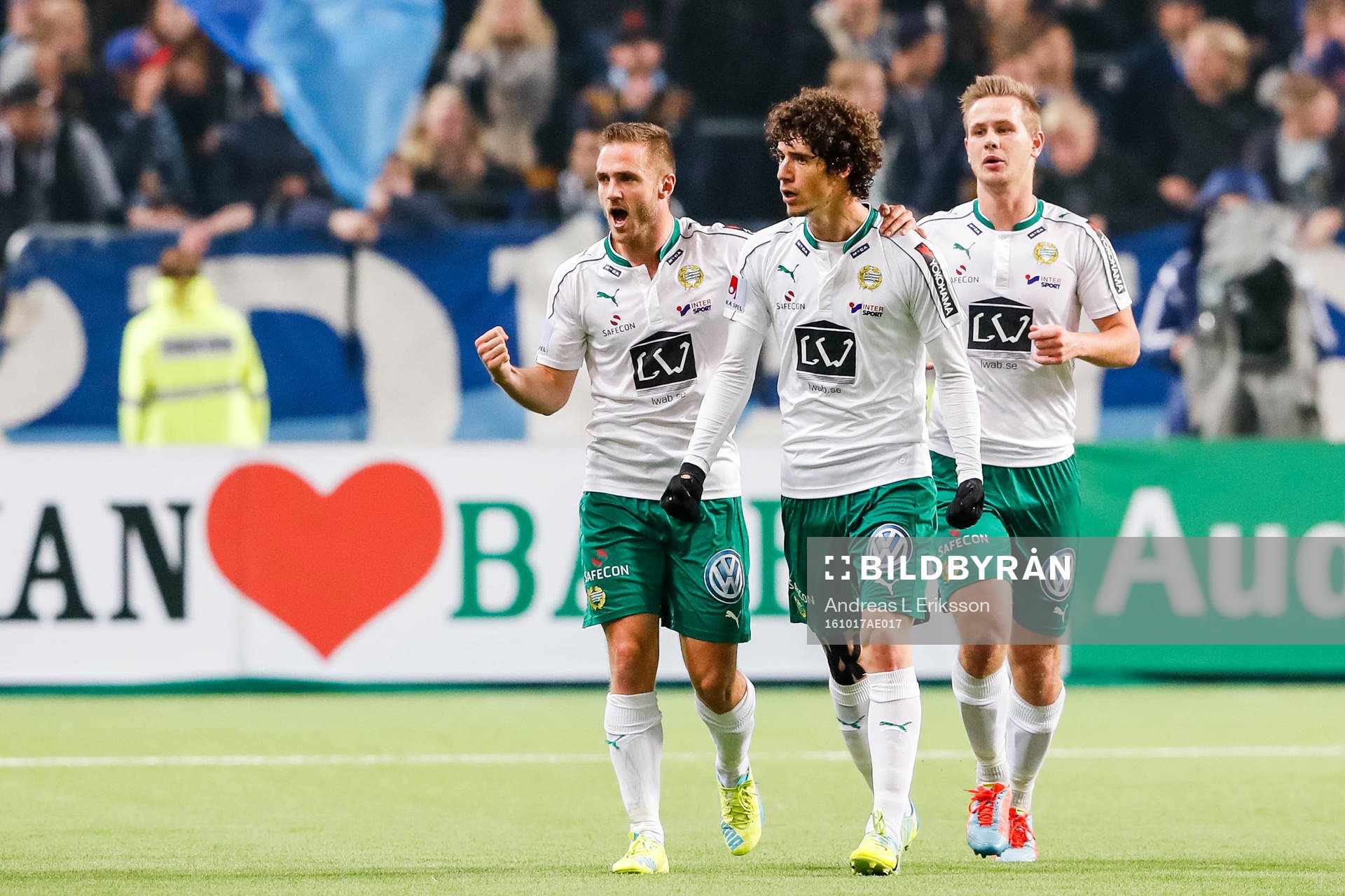 Hammarbys Mats Solheim , Romulo Cabral Pereira Pinto och