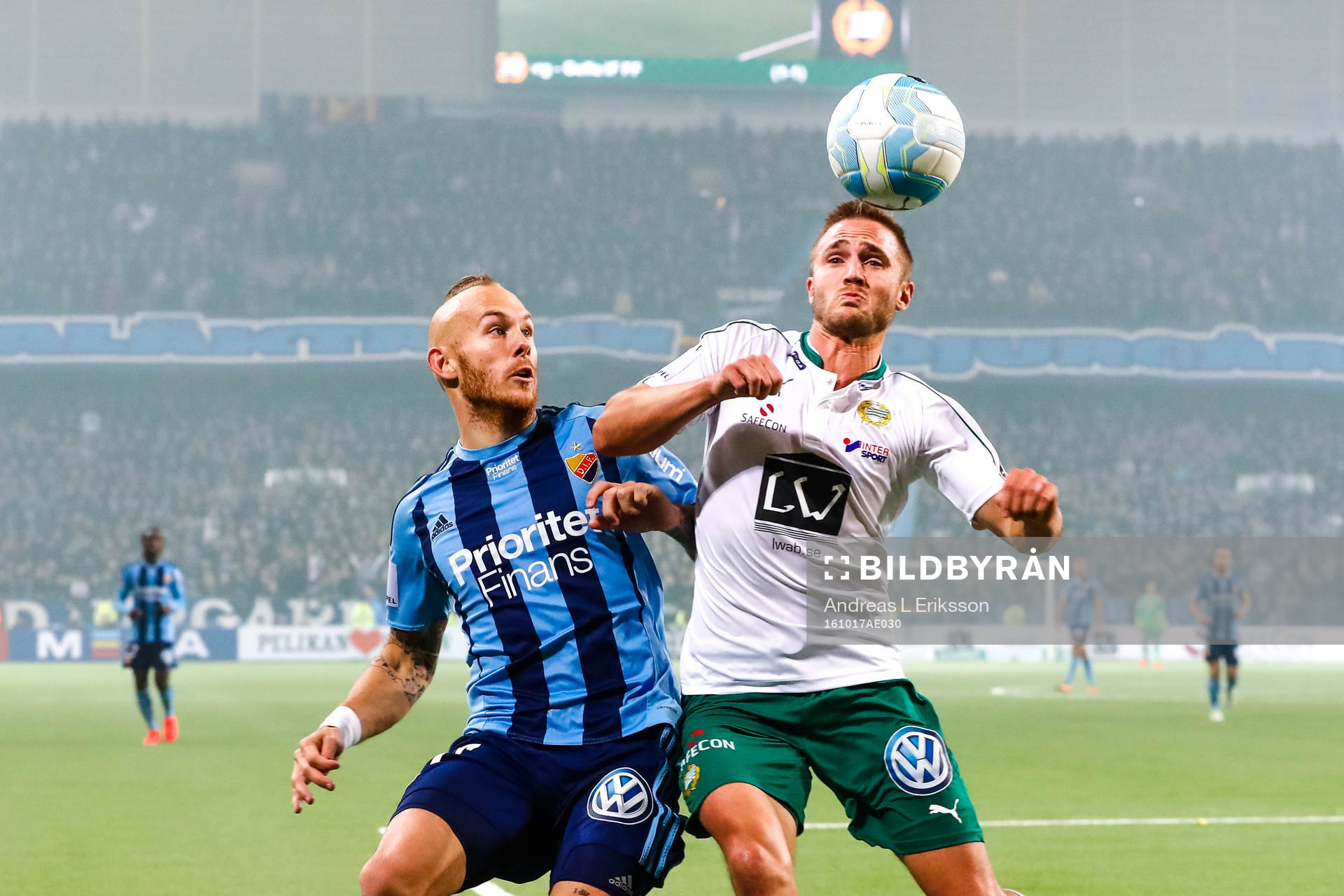 Djurgårdens Magnus Eriksson och Hammarbys