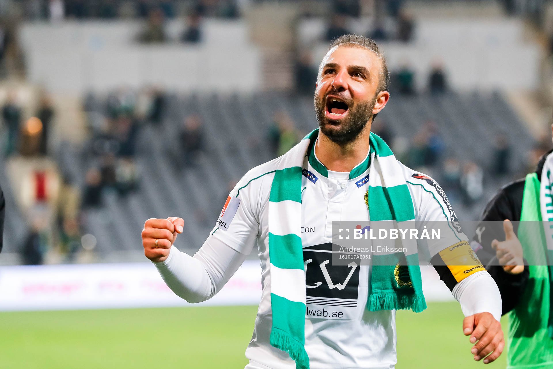 Hammarbys Kennedy Bakircioglu  jublar