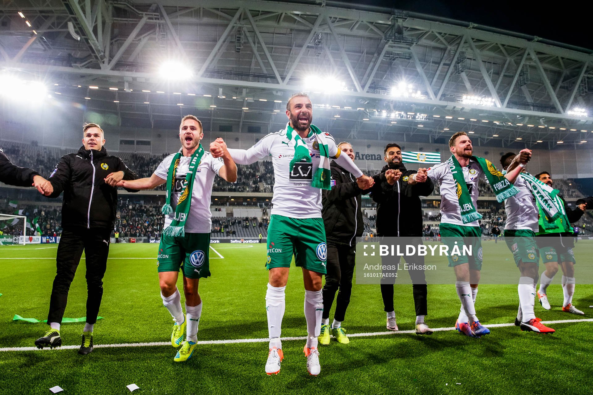 Hammarbys Kennedy Bakircioglu  jublar
