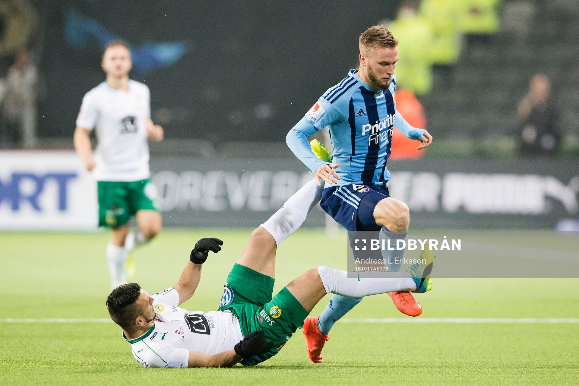 Hammarbys Alexssander Medeiros de Azeredo och Djurgårdens