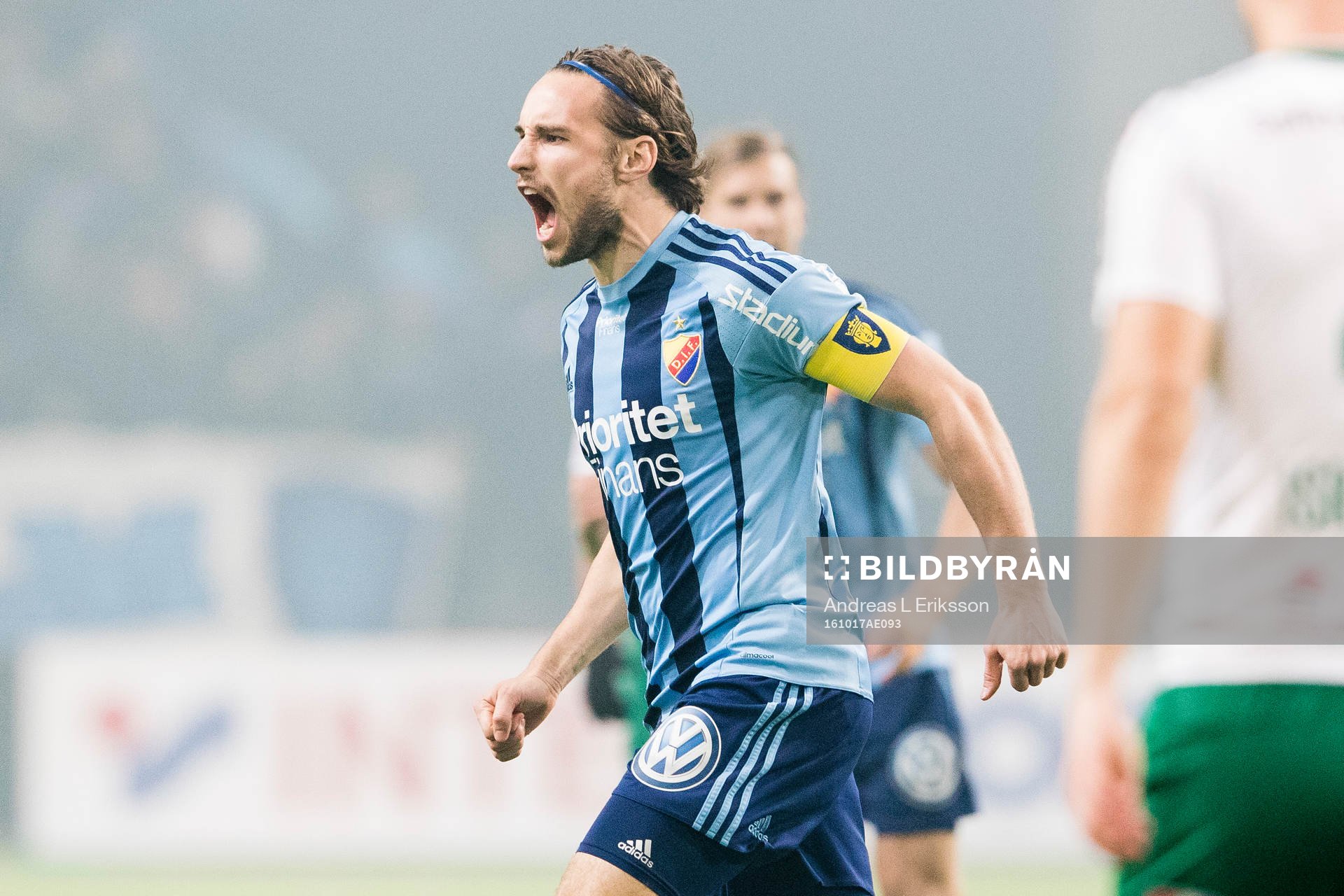 Djurgårdens Kevin Walker jublar