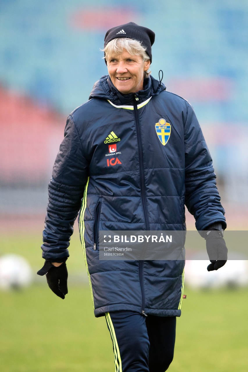 Sveriges förbundskapten Pia Sundhage