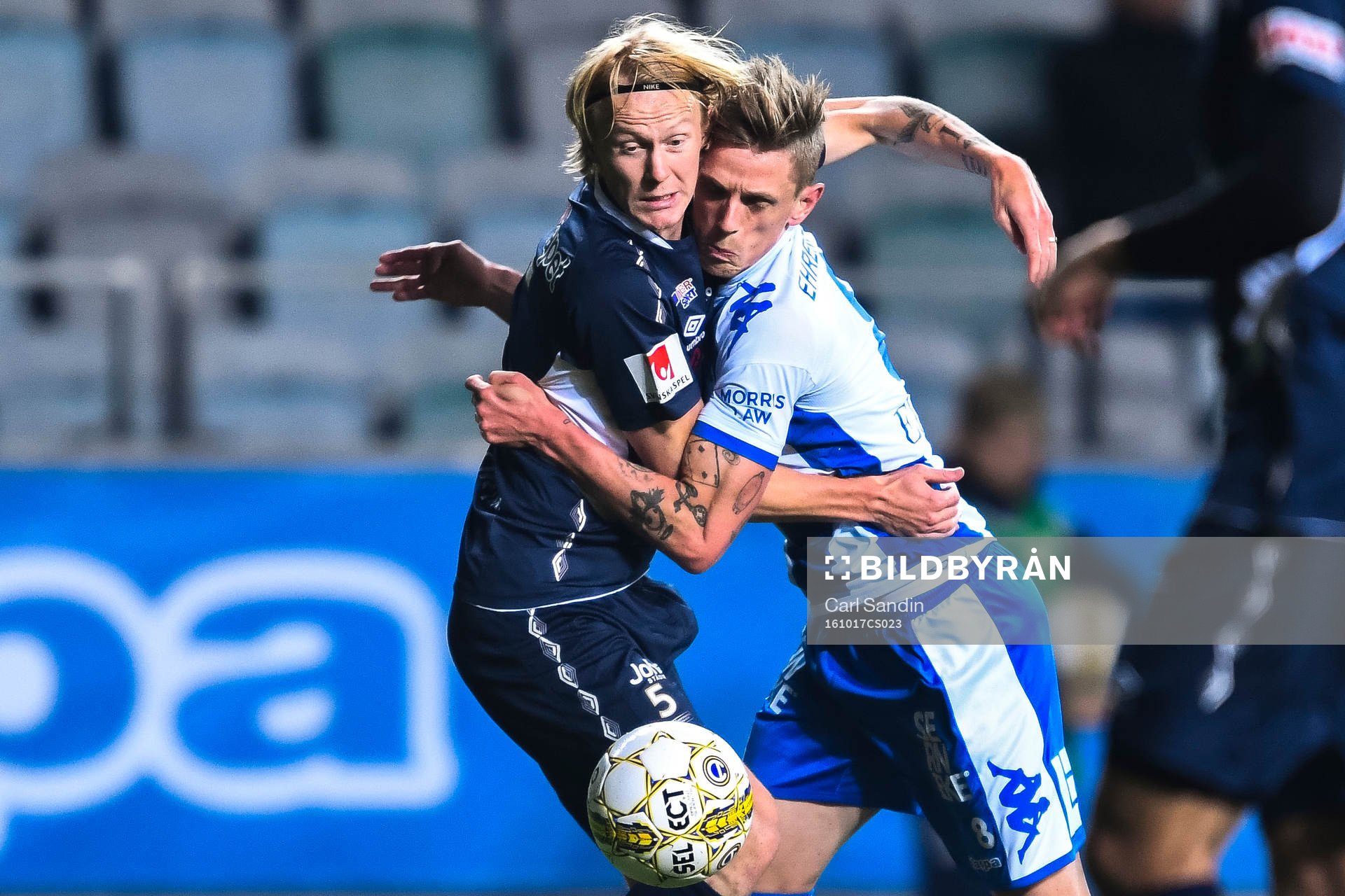 Gefles Jacob Ericsson och IFK Göteborgs Sören Rieks