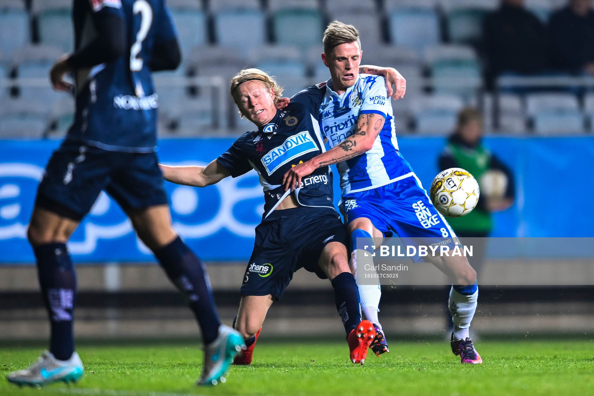 Gefles Jacob Ericsson och IFK Göteborgs Sören Rieks