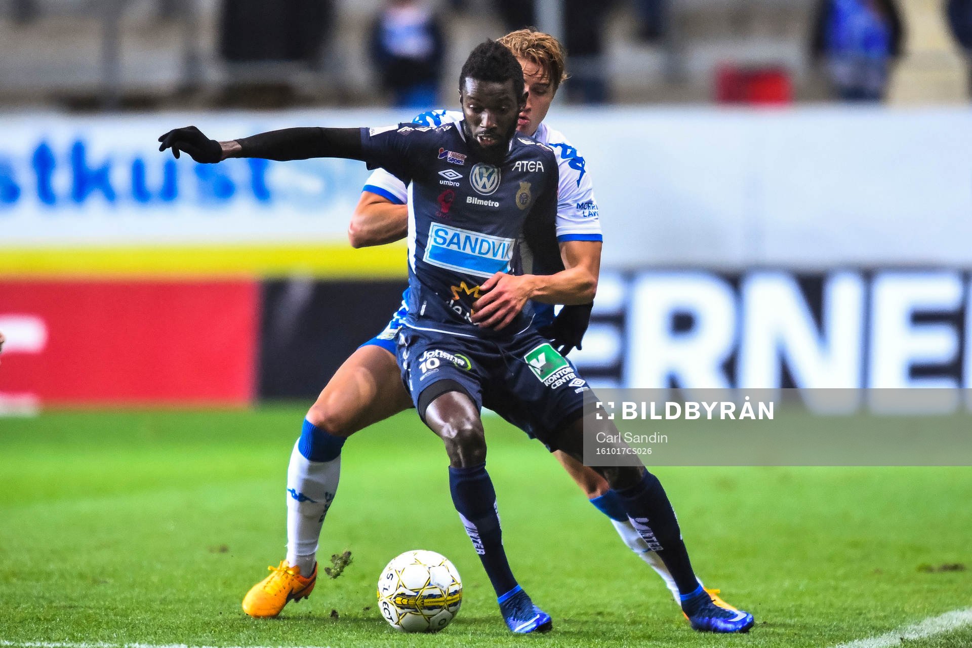 Gefles Dioh Williams  och IFK Göteborgs Thomas Rogne