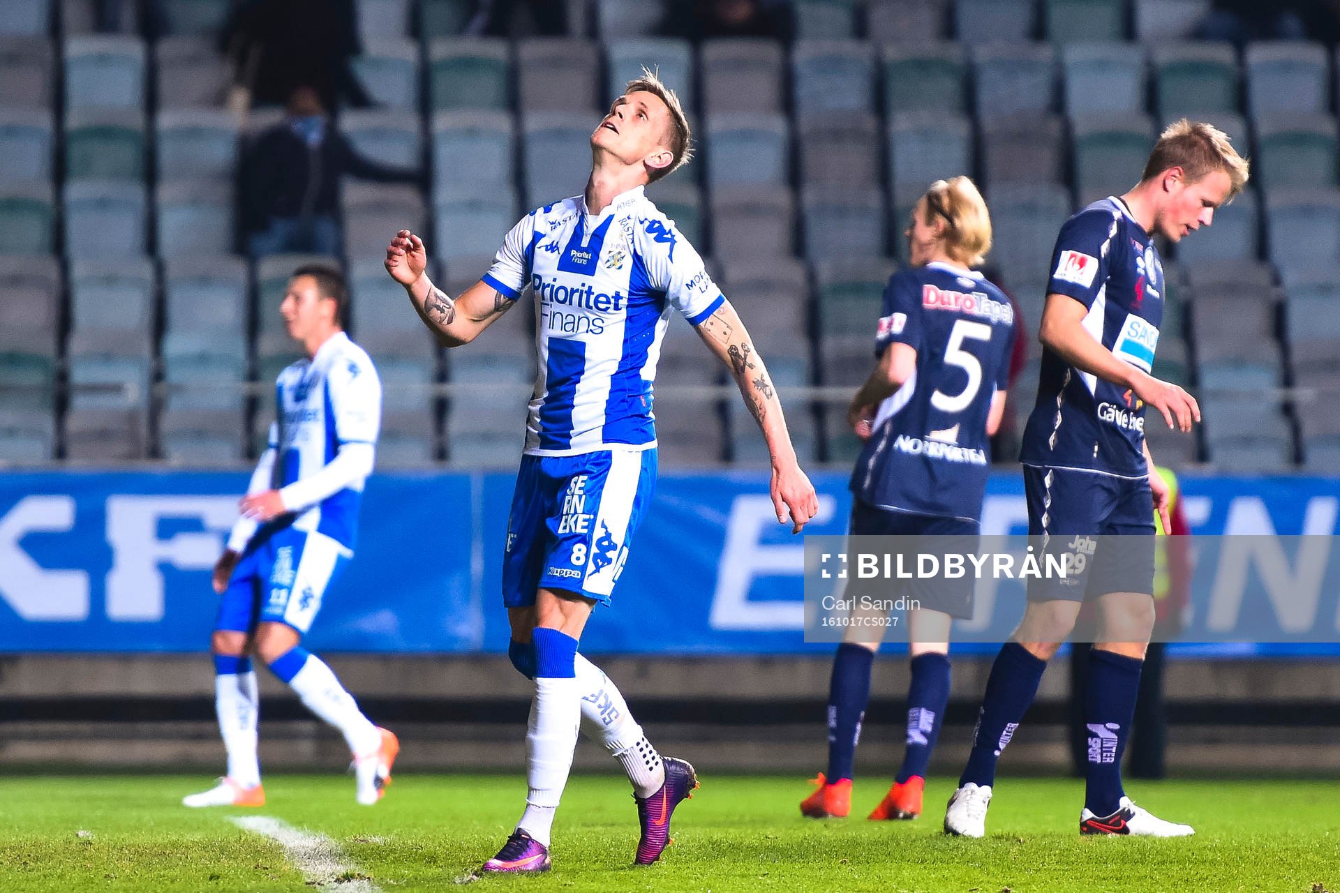 IFK Göteborgs Sören Rieks deppar