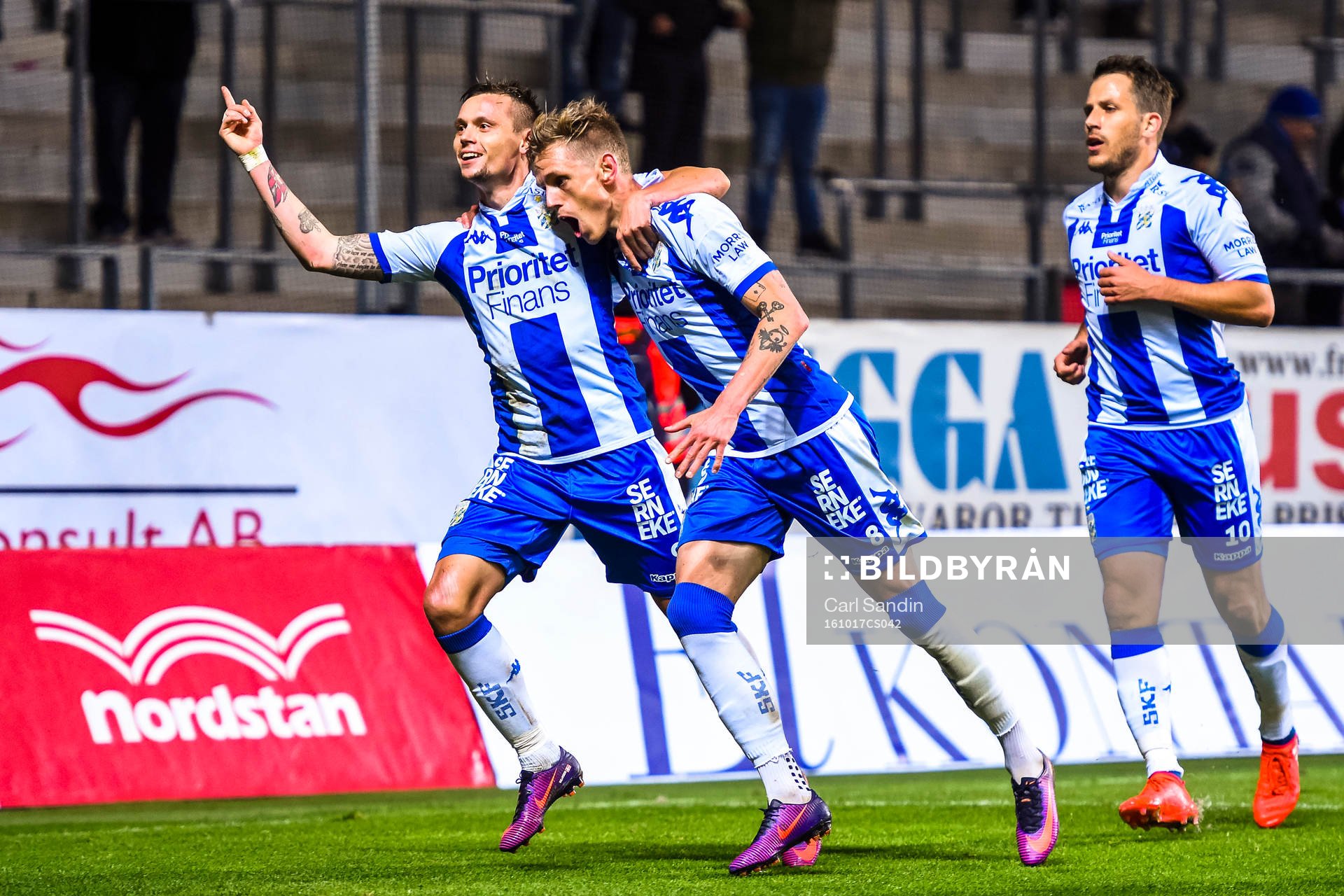 IFK Göteborgs Jakob Ankersen, Sören Rieks och Tobias