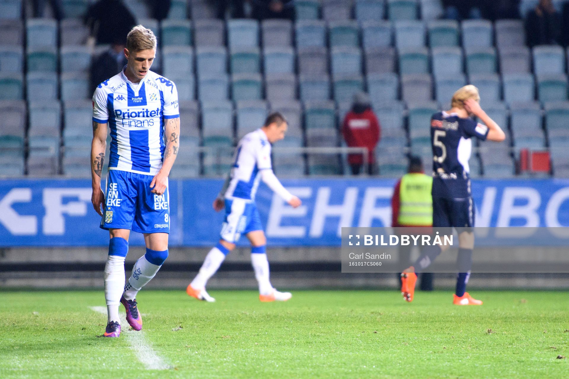 IFK Göteborgs Sören Rieks deppar