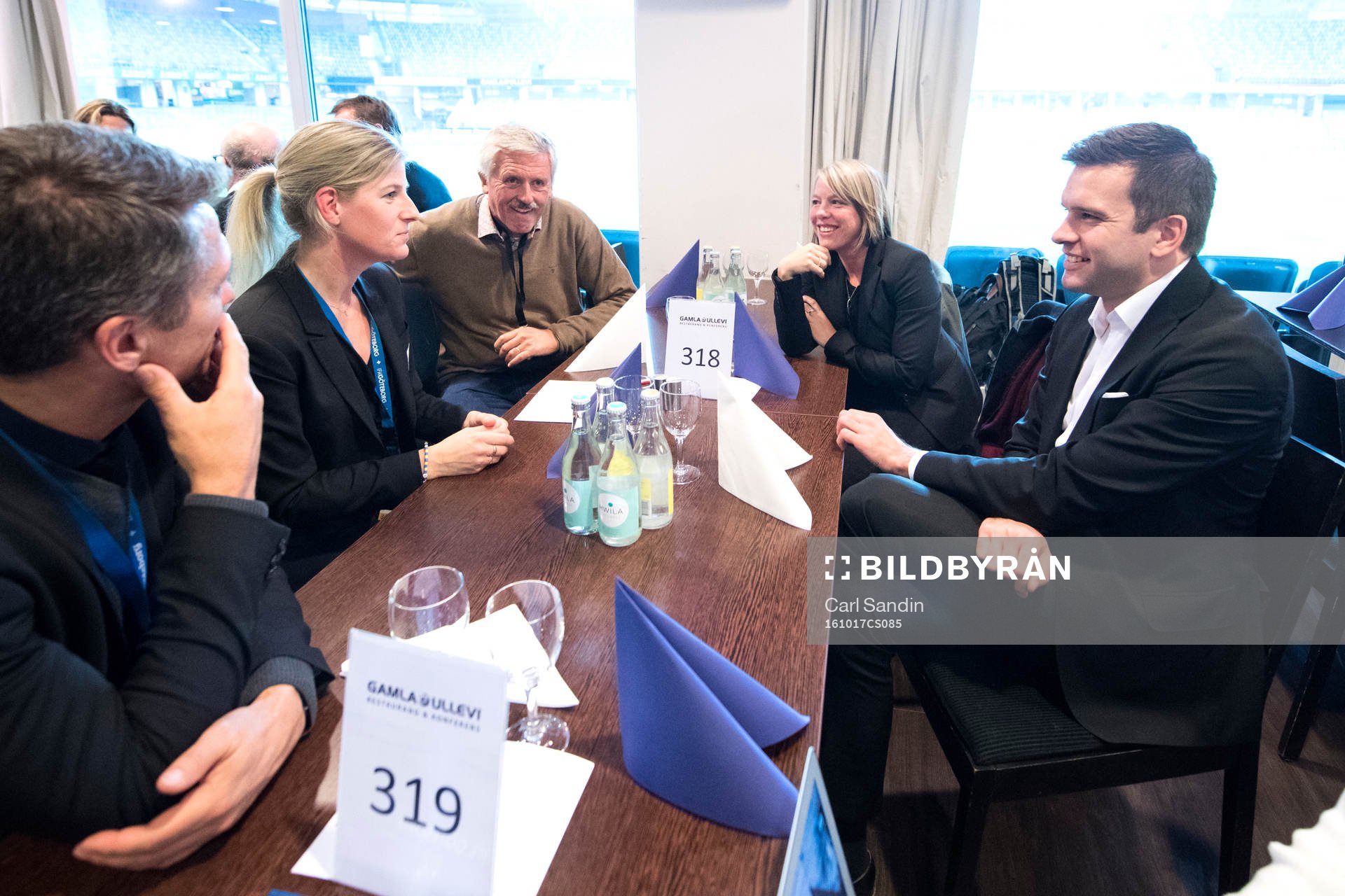 IFK Göteborgs sportchef Mats Gren, Elisabeth Anderton,