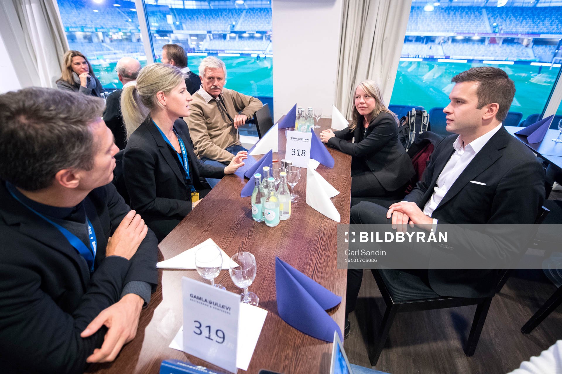IFK Göteborgs sportchef Mats Gren, Elisabeth Anderton,