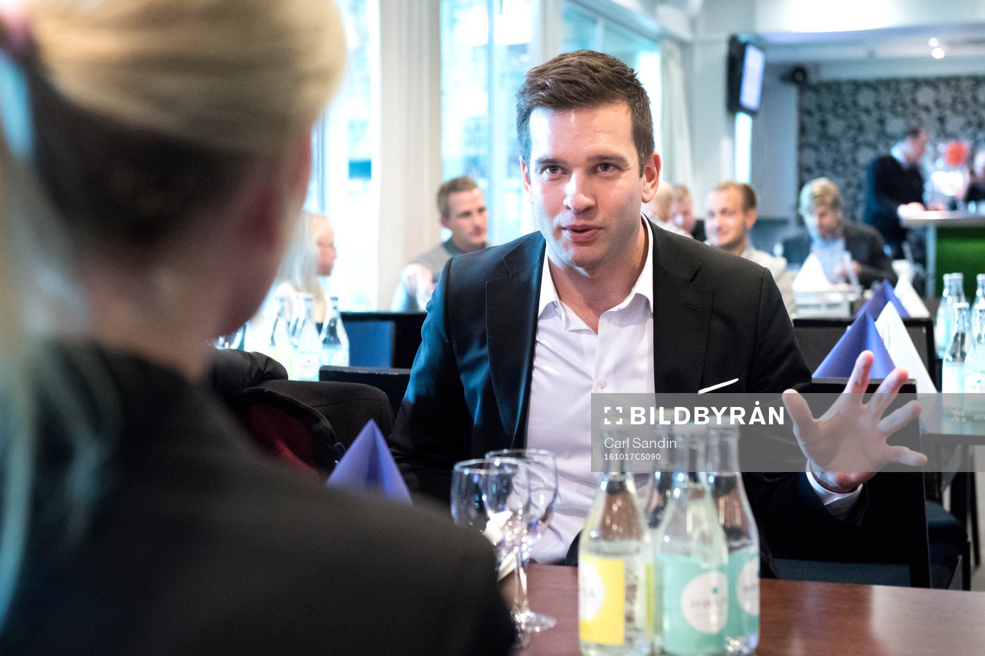 Idrottsminister Gabriel Wikström