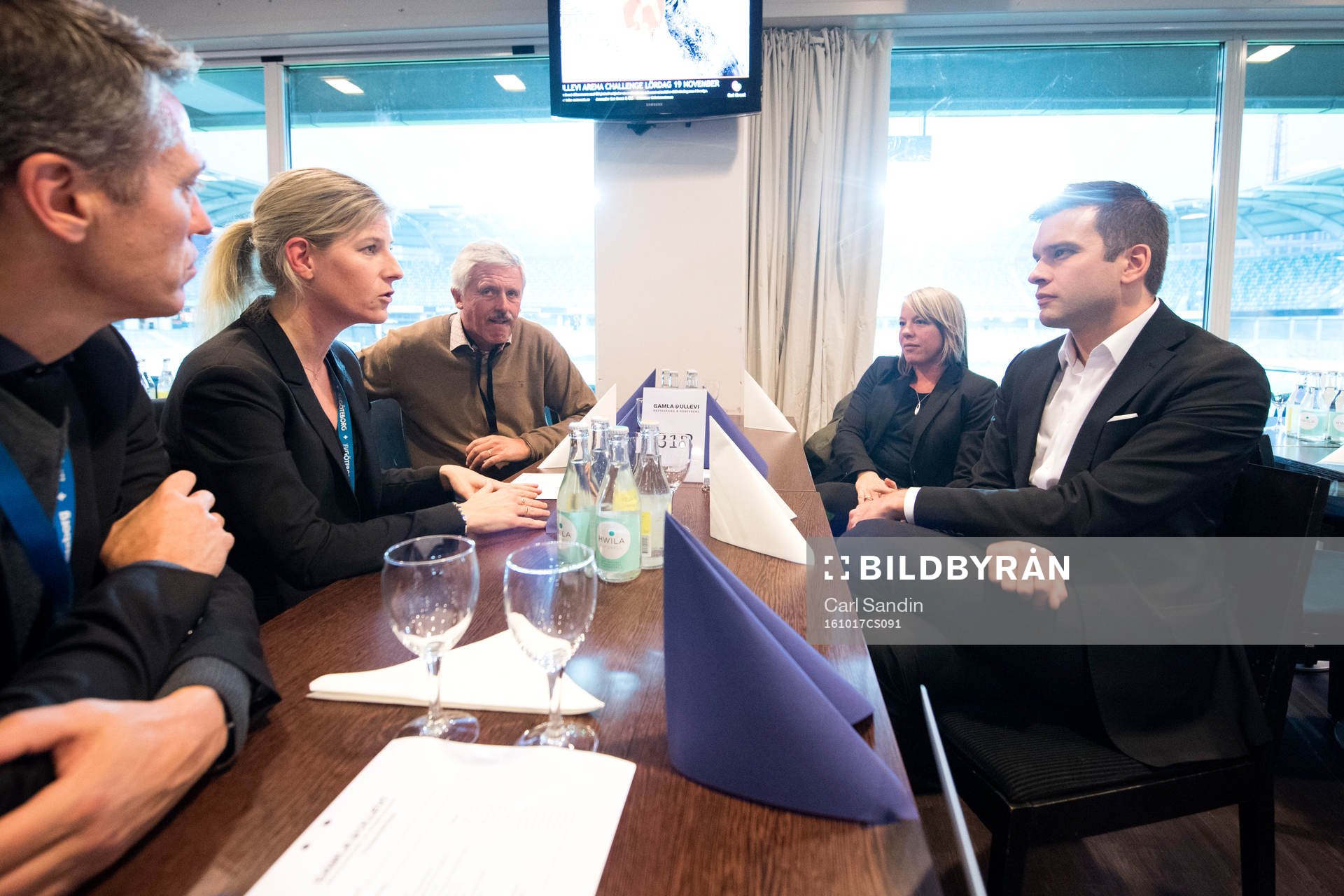 IFK Göteborgs sportchef Mats Gren, Elisabeth Anderton,