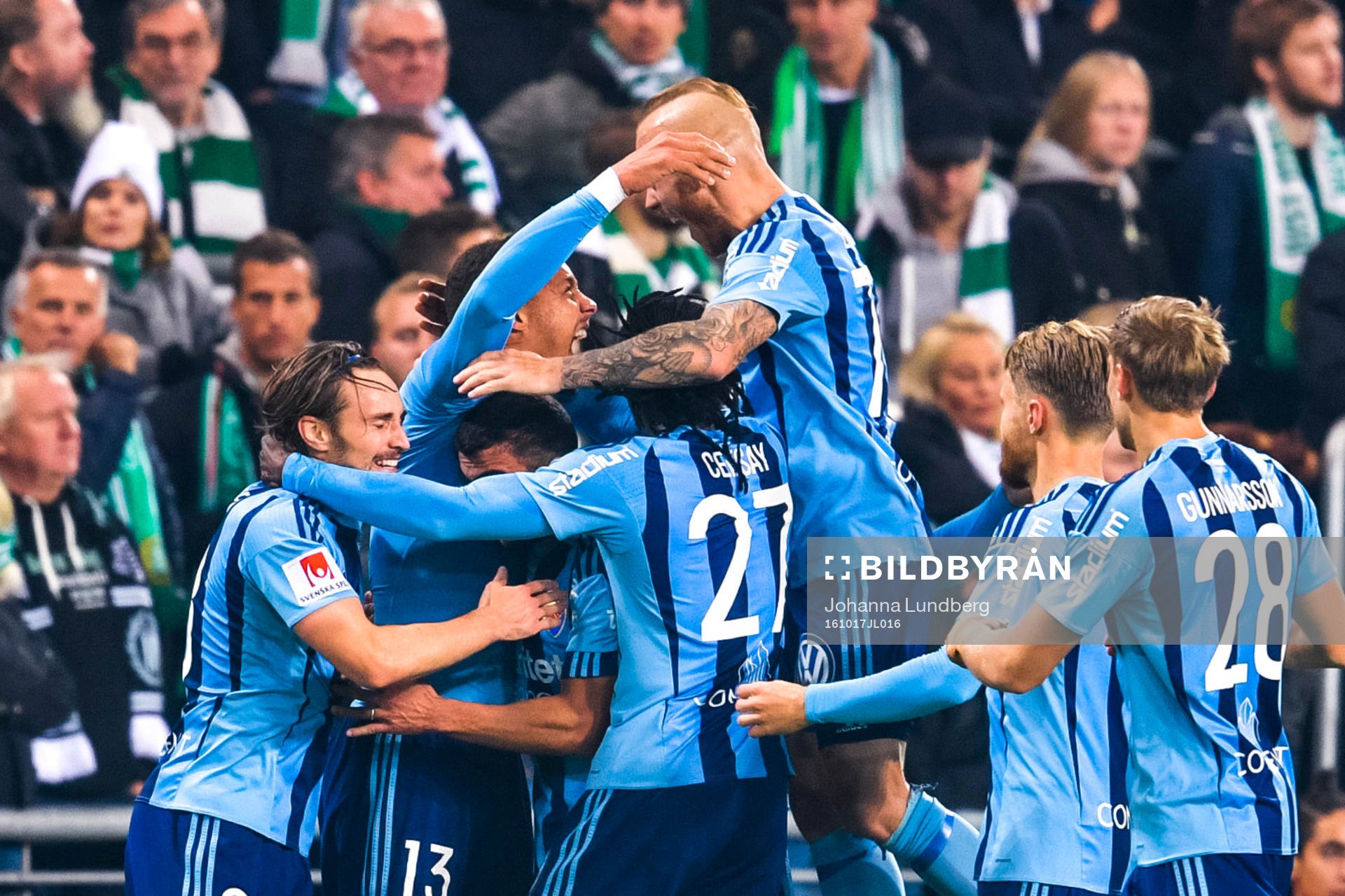 Djurgårdens Mathias Ranegie jublar