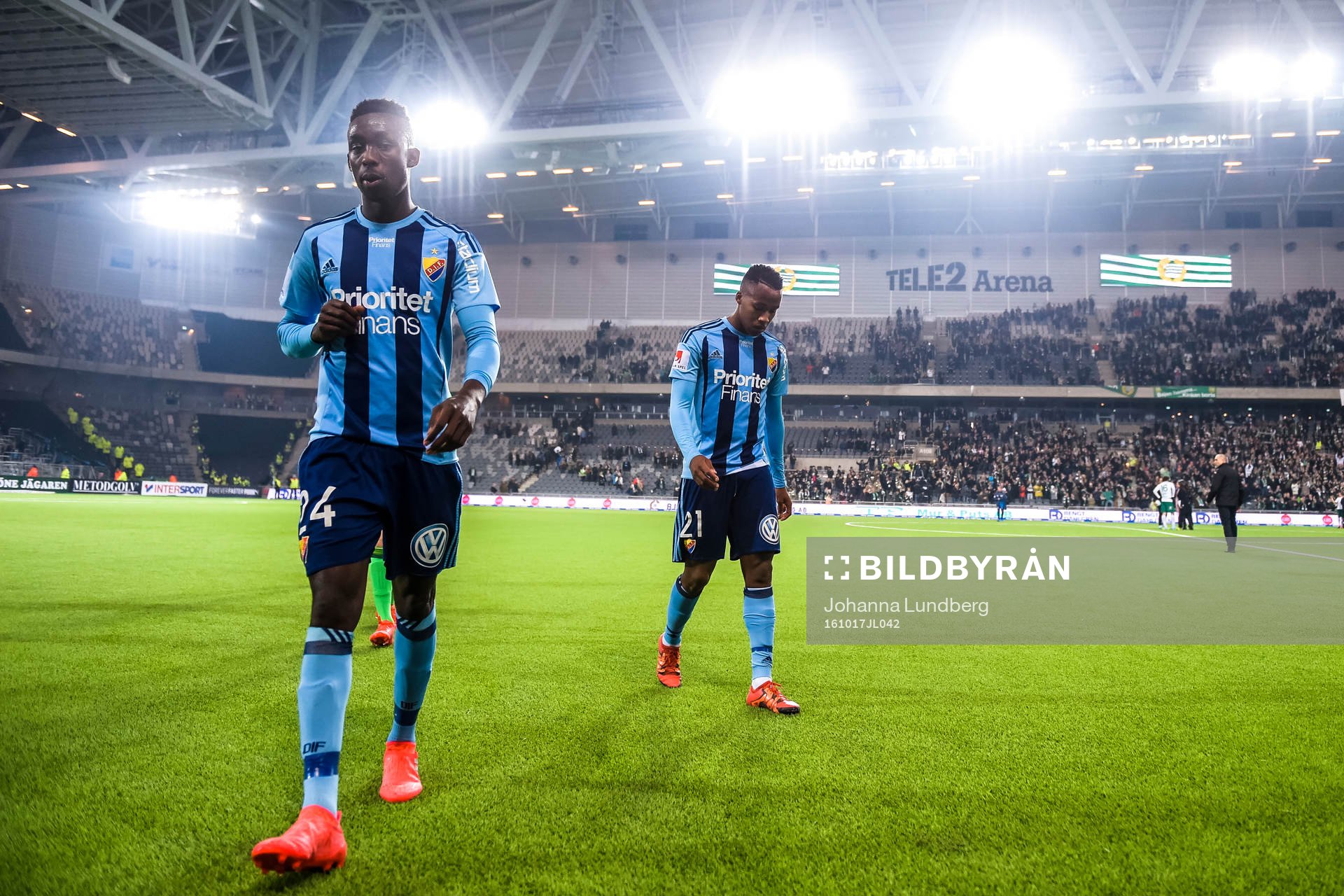 Djurgårdens Philana Tinotenda Kadewere och Mihlali Mabhuti