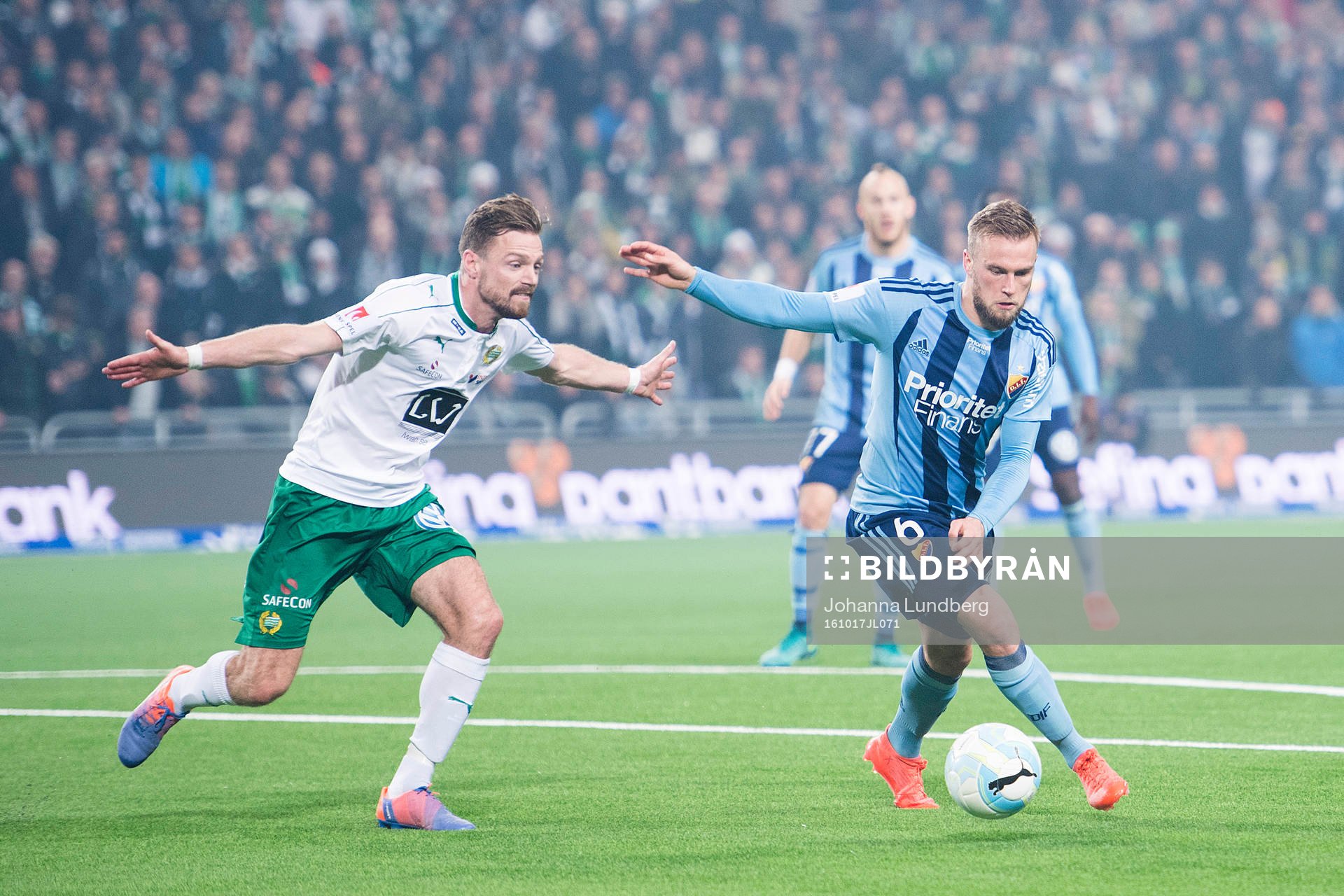 Hammarbys Arnór Smárason och Djurgårdens Alexander