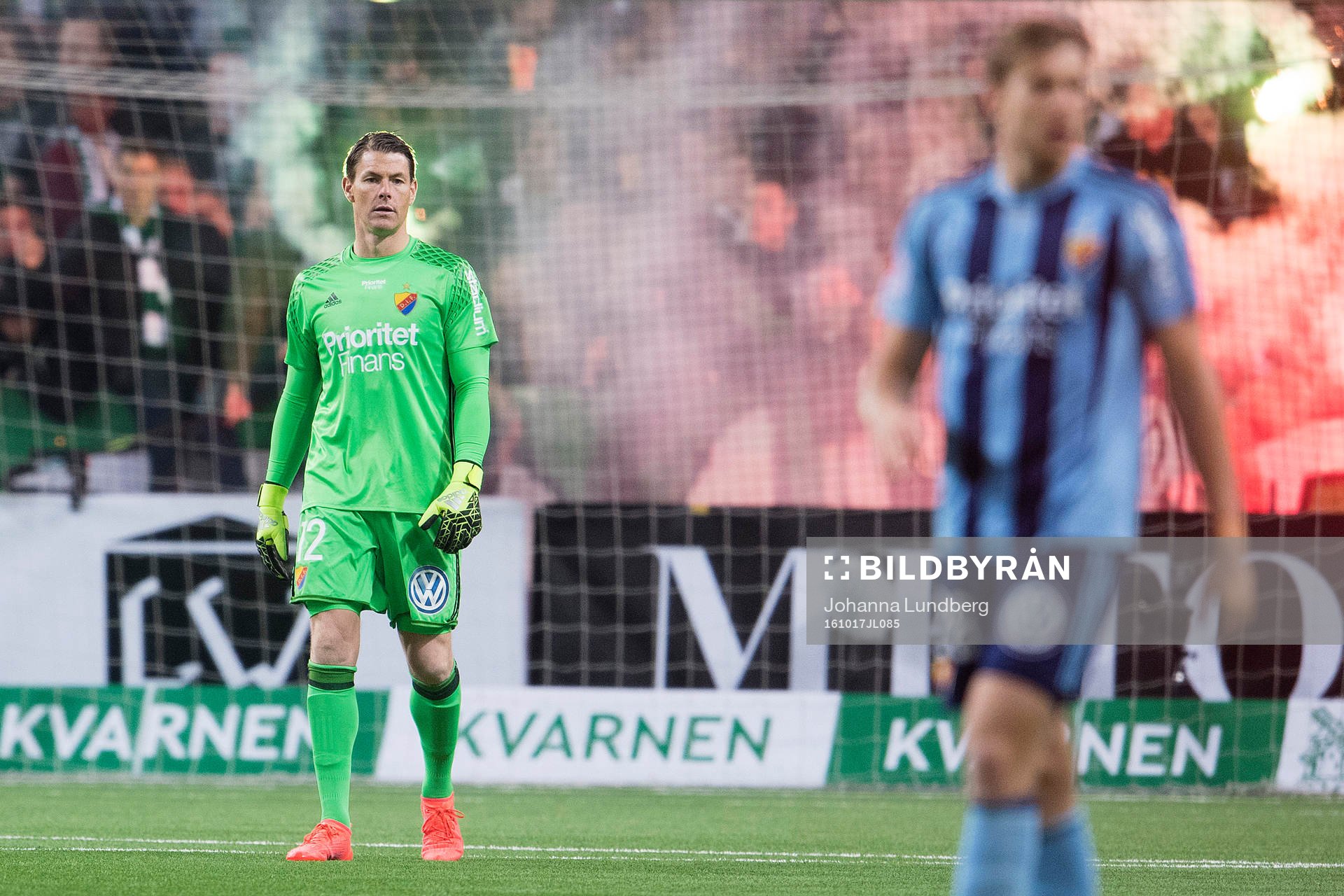 Djurgårdens målvakt Kenneth Høie deppar