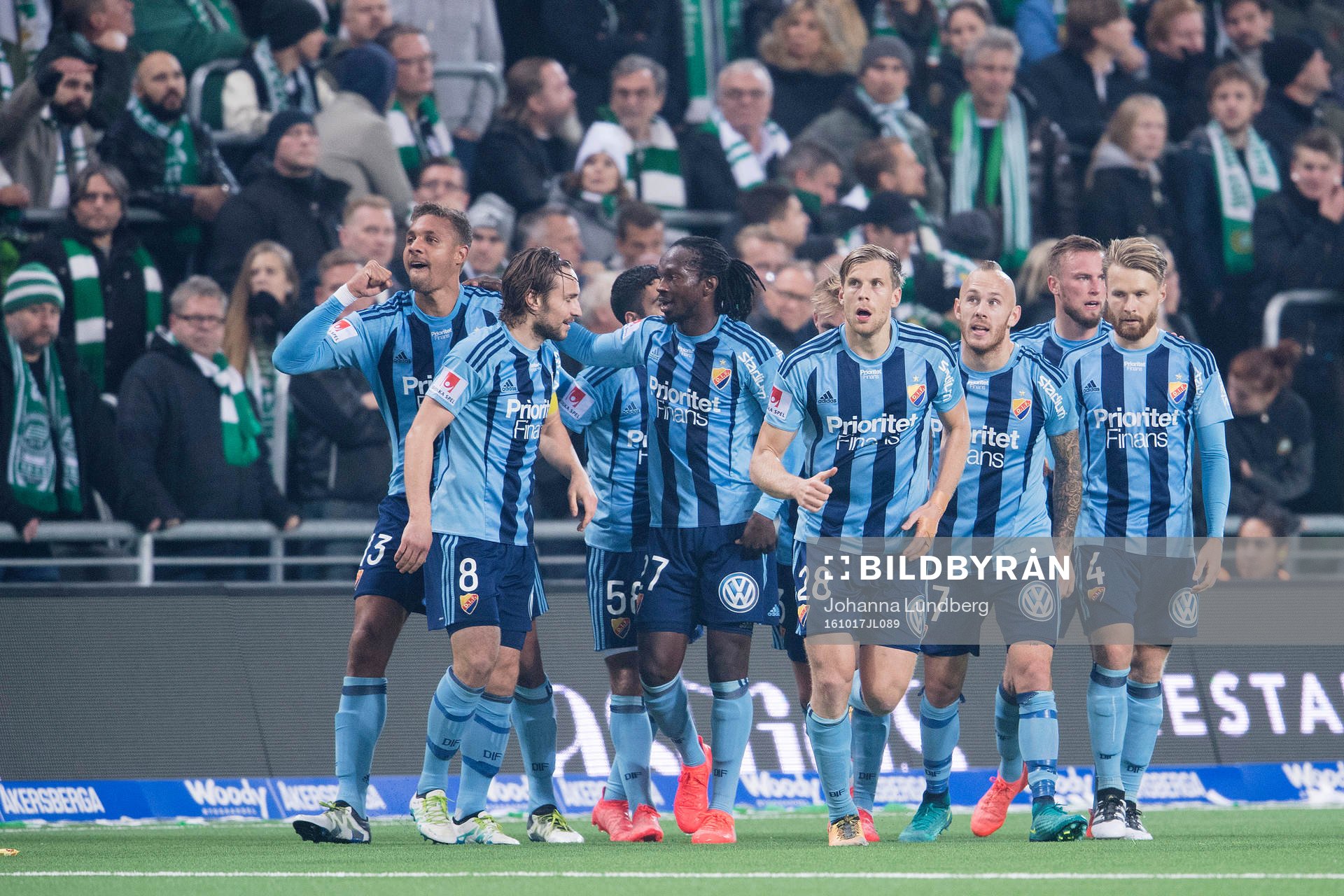 Djurgårdens Mathias Ranegie jublar