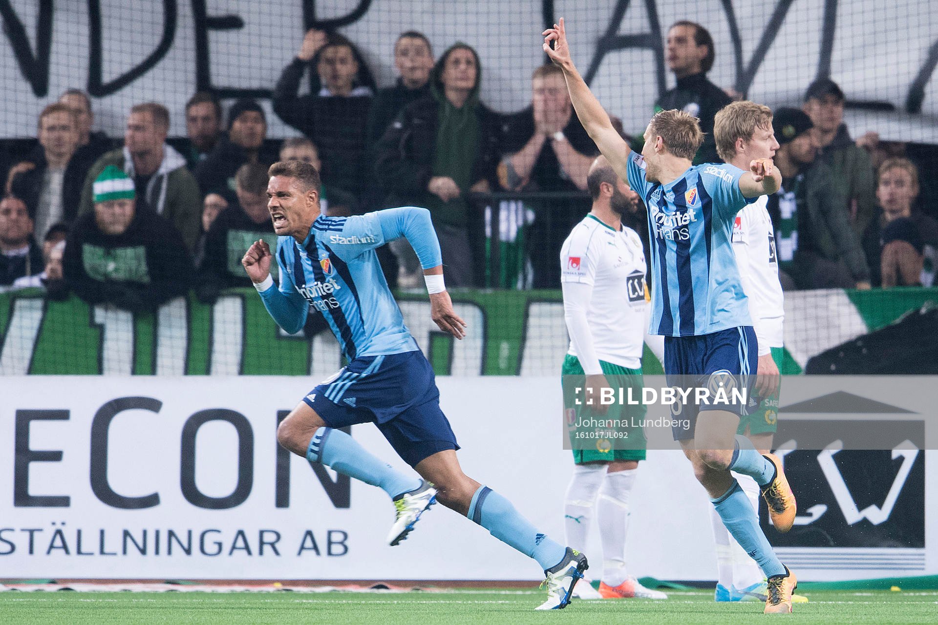 Djurgårdens Mathias Ranegie jublar