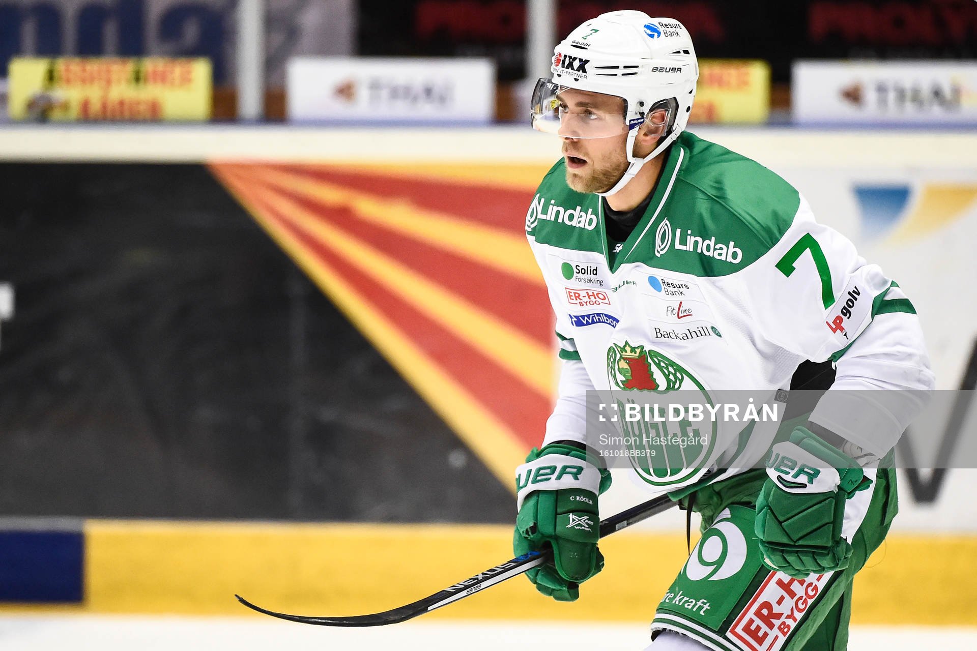 Rögles Patrik Cehlin jublar