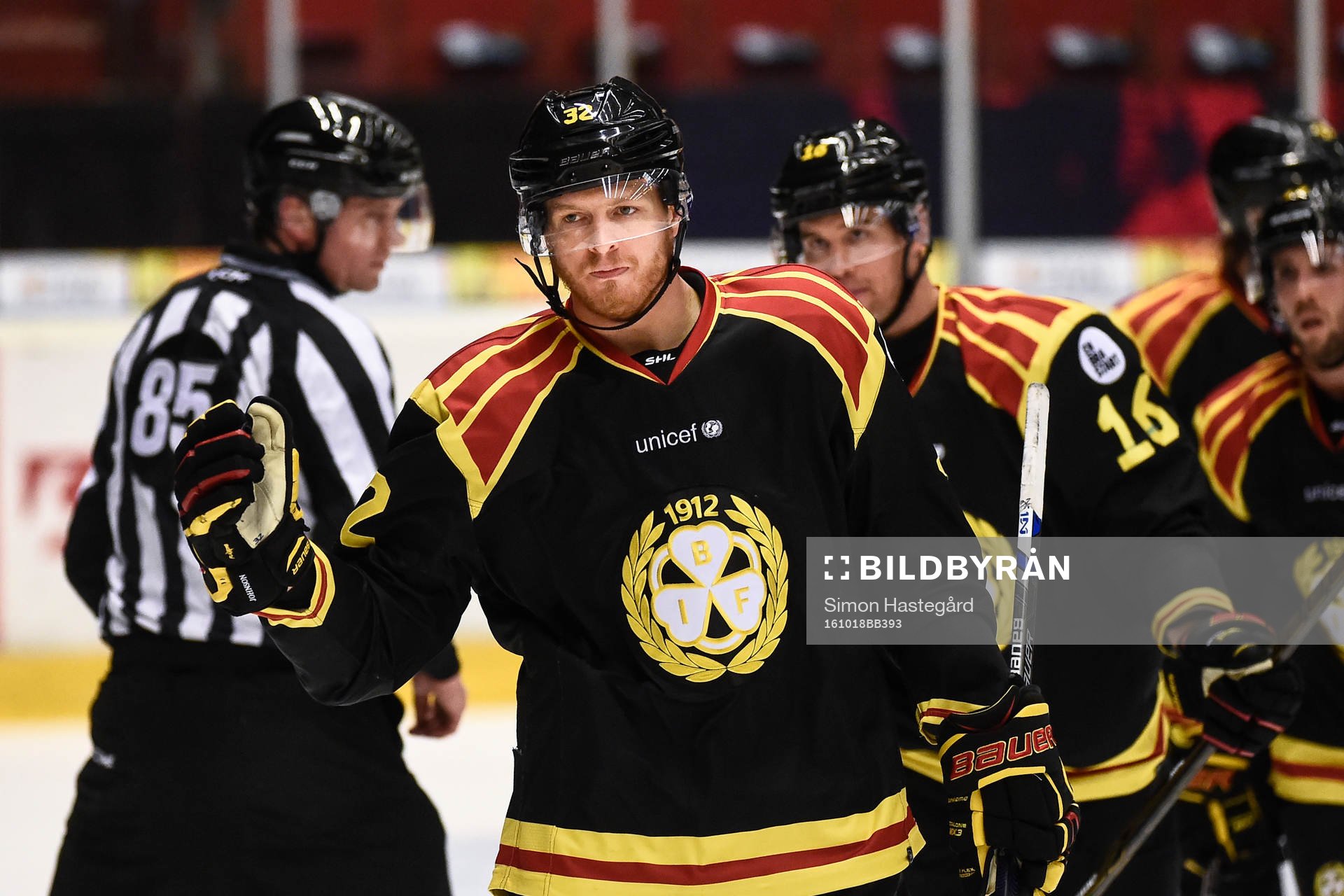 Brynäs Nick Johnson jublar