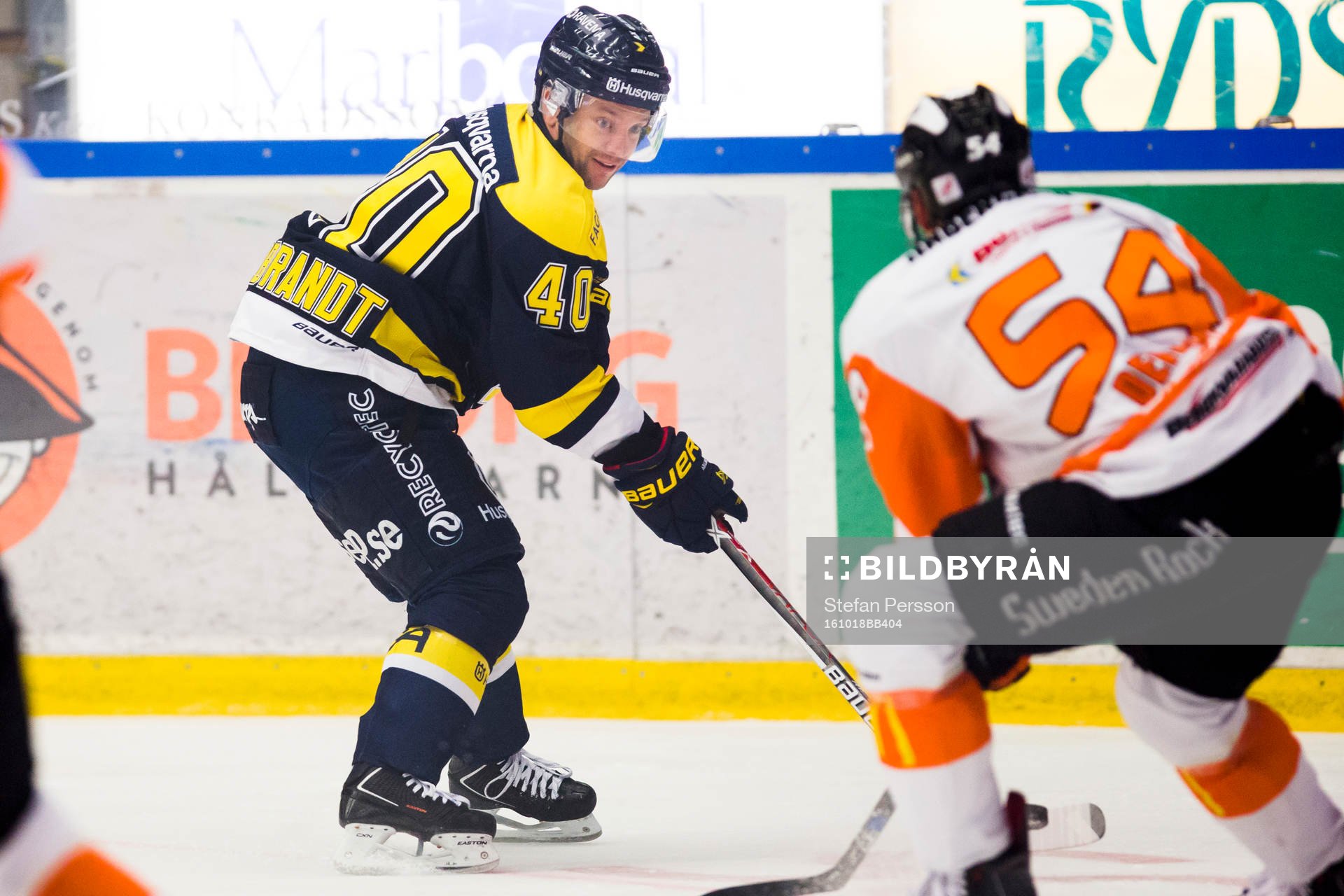 s Pär Arlbrandt mot Karlskronas Alexander Deilert