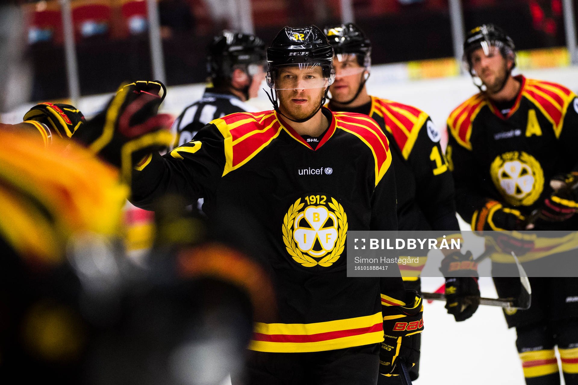 Brynäs Nick Johnson jublar