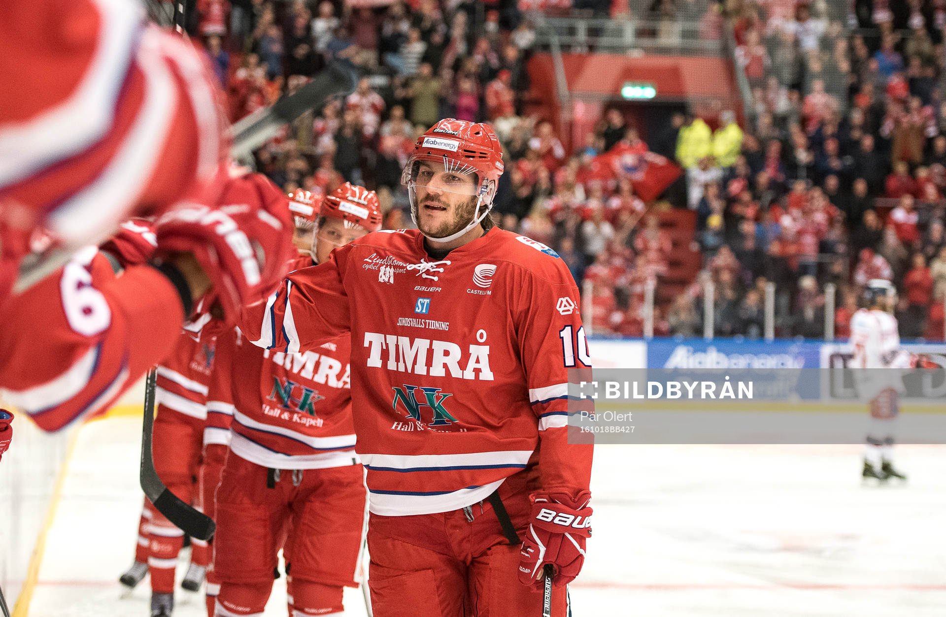 Timrås Johan Persson jublar