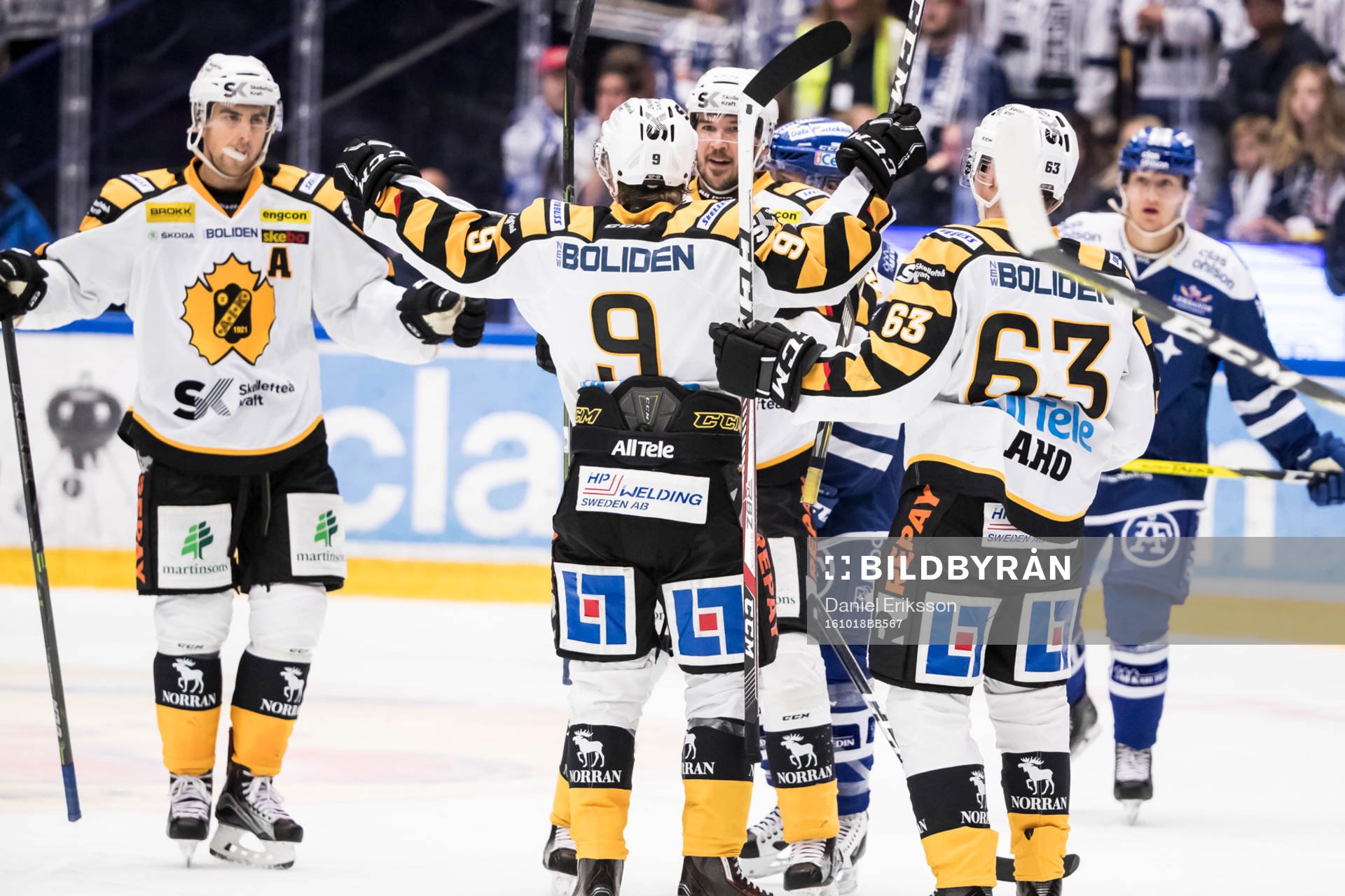 Skellefteås Tim Söderlund, Sebastian Aho, Jimmie Ericsson