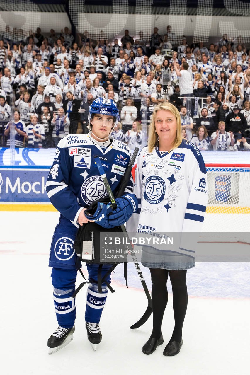 Leksands Oskar Lang utsedd till matchens lirare