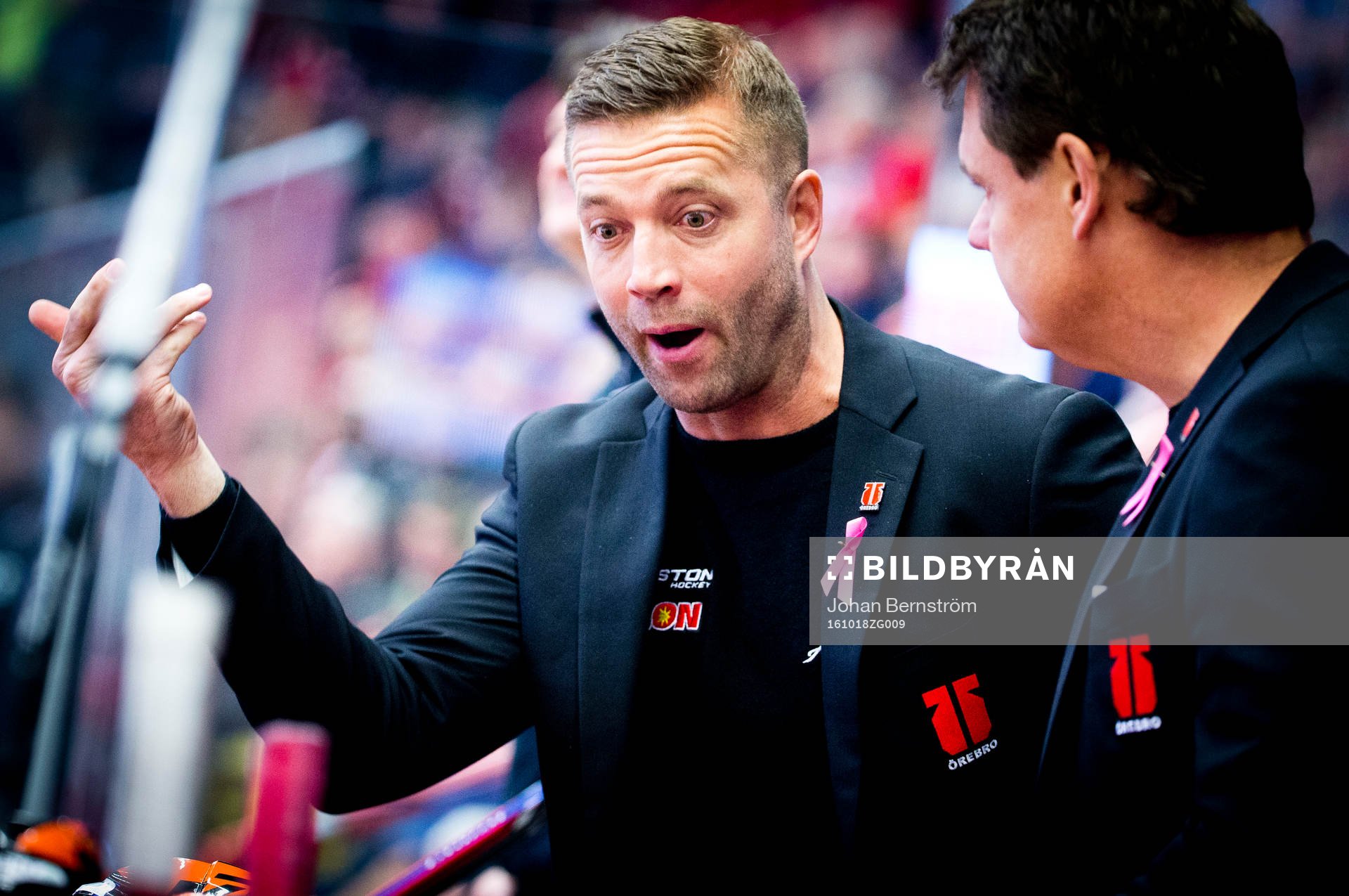 Örebros tränare Johan Tornberg och tränare Lars Ivarsson