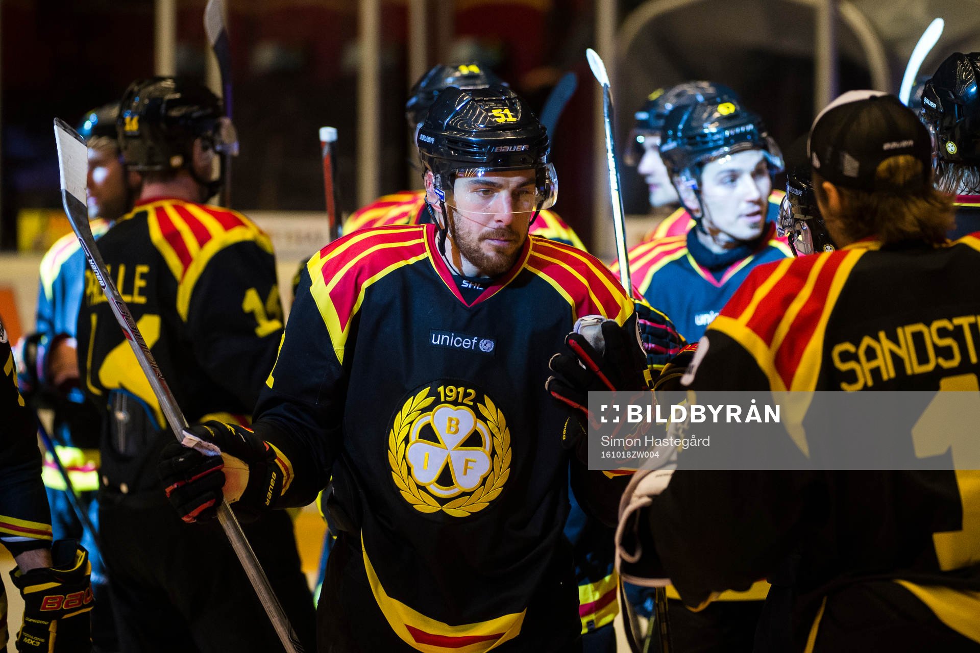 Brynäs Marc Zanetti jublar